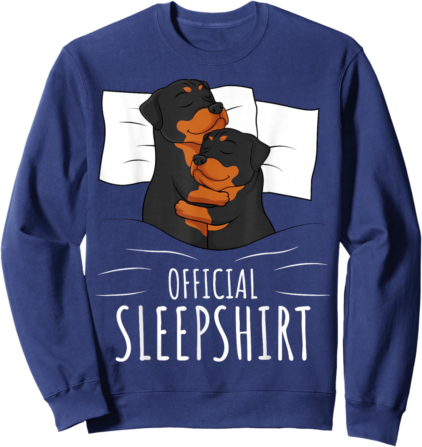 Rottweiler Rottie Dog Official Sleepshirt Women Girls Kids Sweatshirt - Sweatshirt | Navy