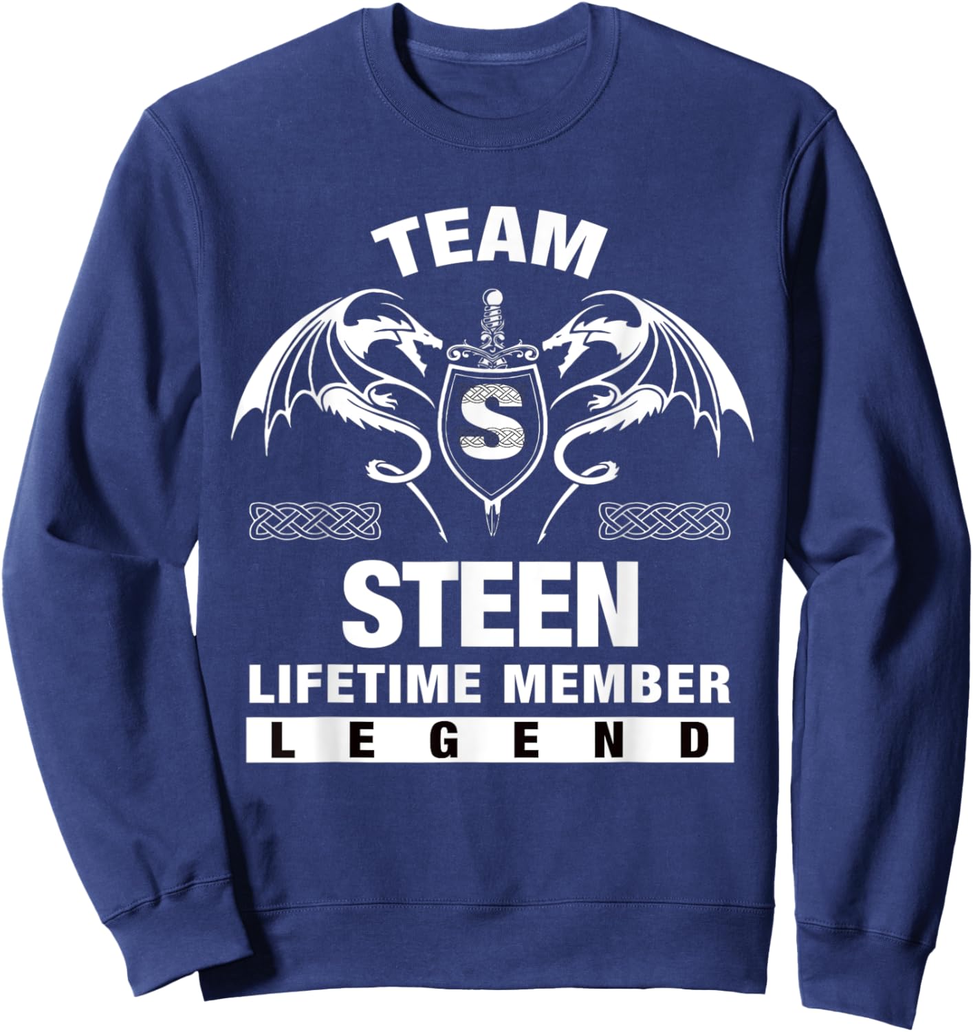 Team STEEN Lifetime Member Gifts Sweatshirt - Sweatshirt | Navy