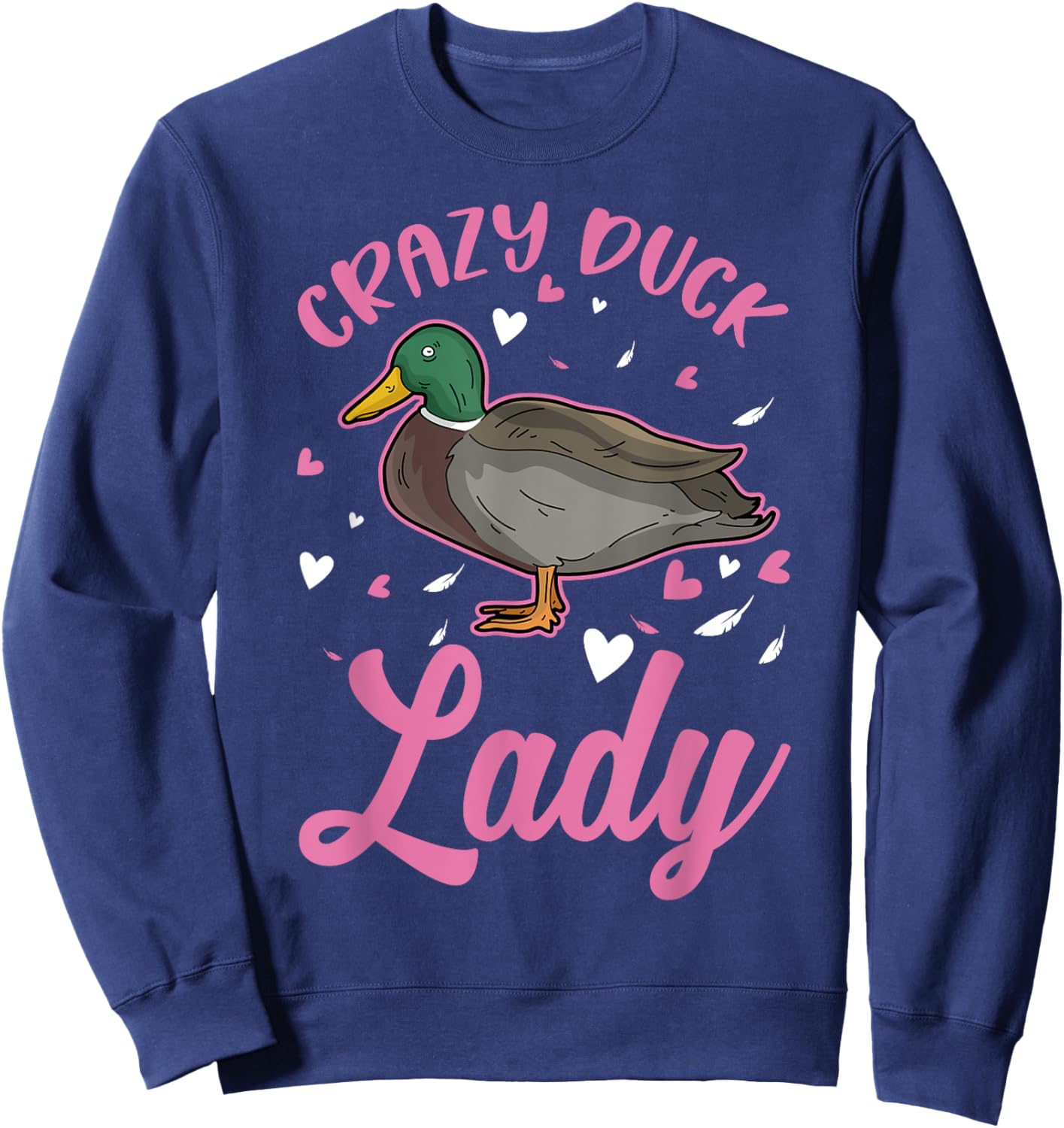 Crazy Duck lady Sweatshirt - Sweatshirt | Navy