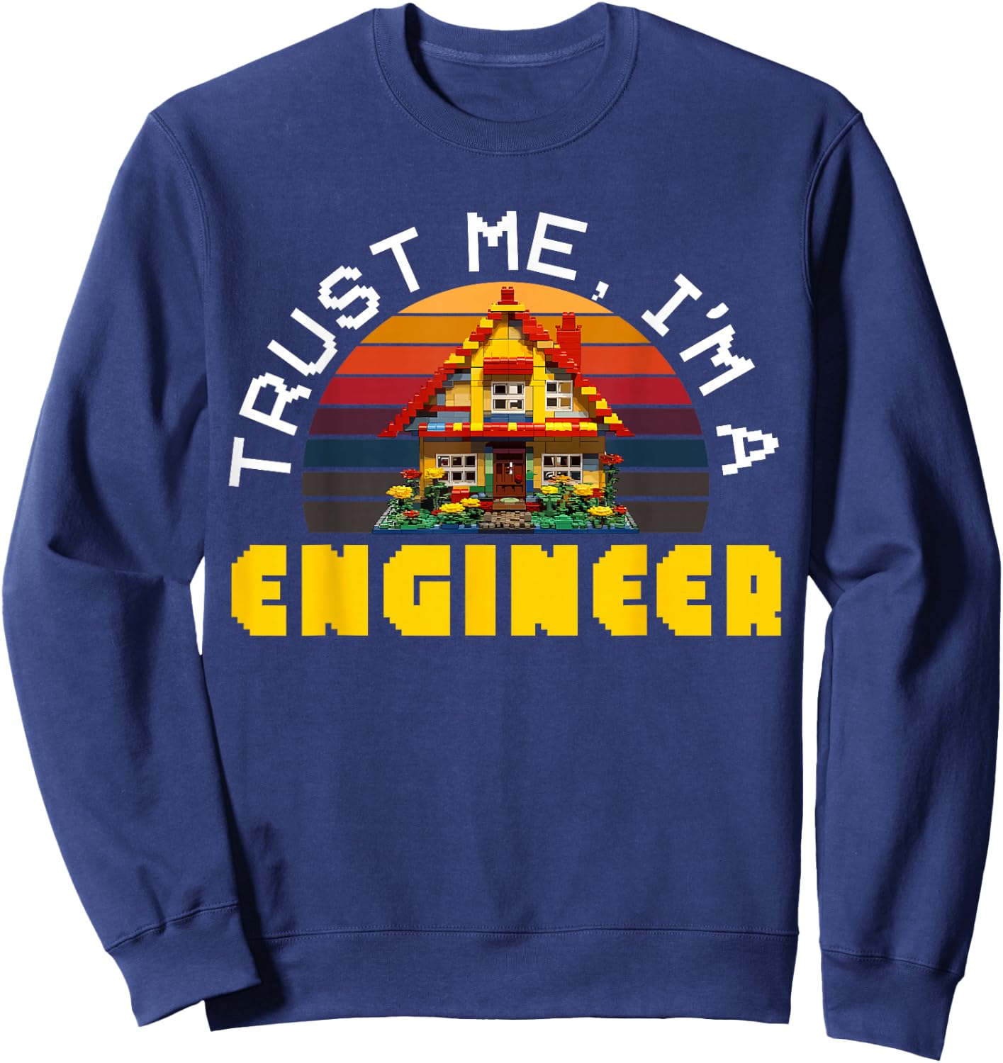 Master Builder Bricks Blocks Play Toys Sweatshirt - Sweatshirt | Navy