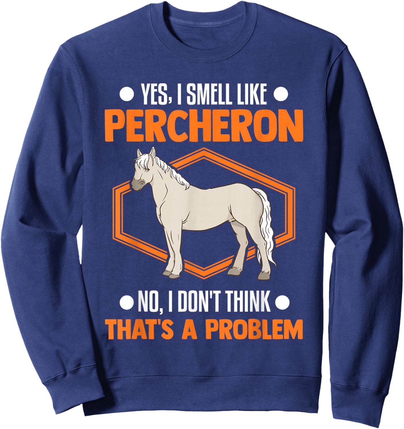 Percheron Smell Sweatshirt - Sweatshirt | Navy