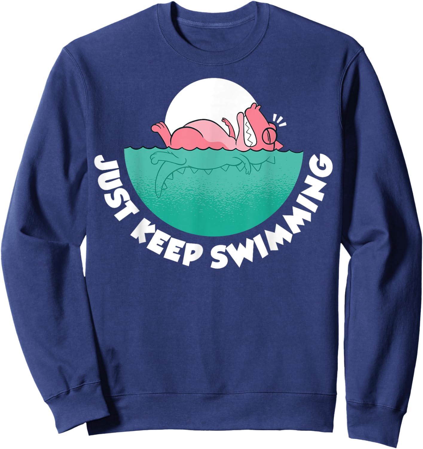 Just Keep Swimming Sweatshirt - Sweatshirt | Navy