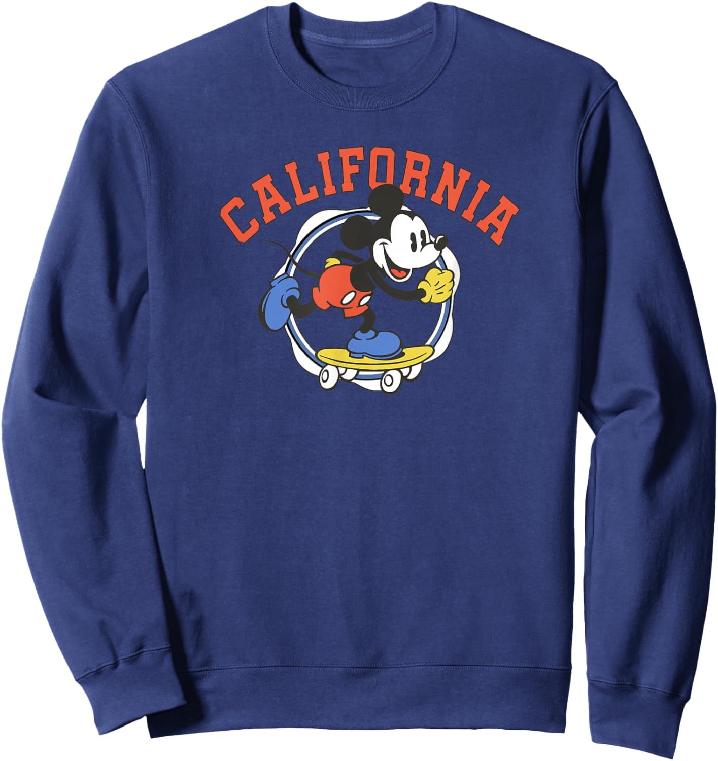 Disney Mickey and Friends Mickey California Skating Sweatshirt - Sweatshirt | Navy