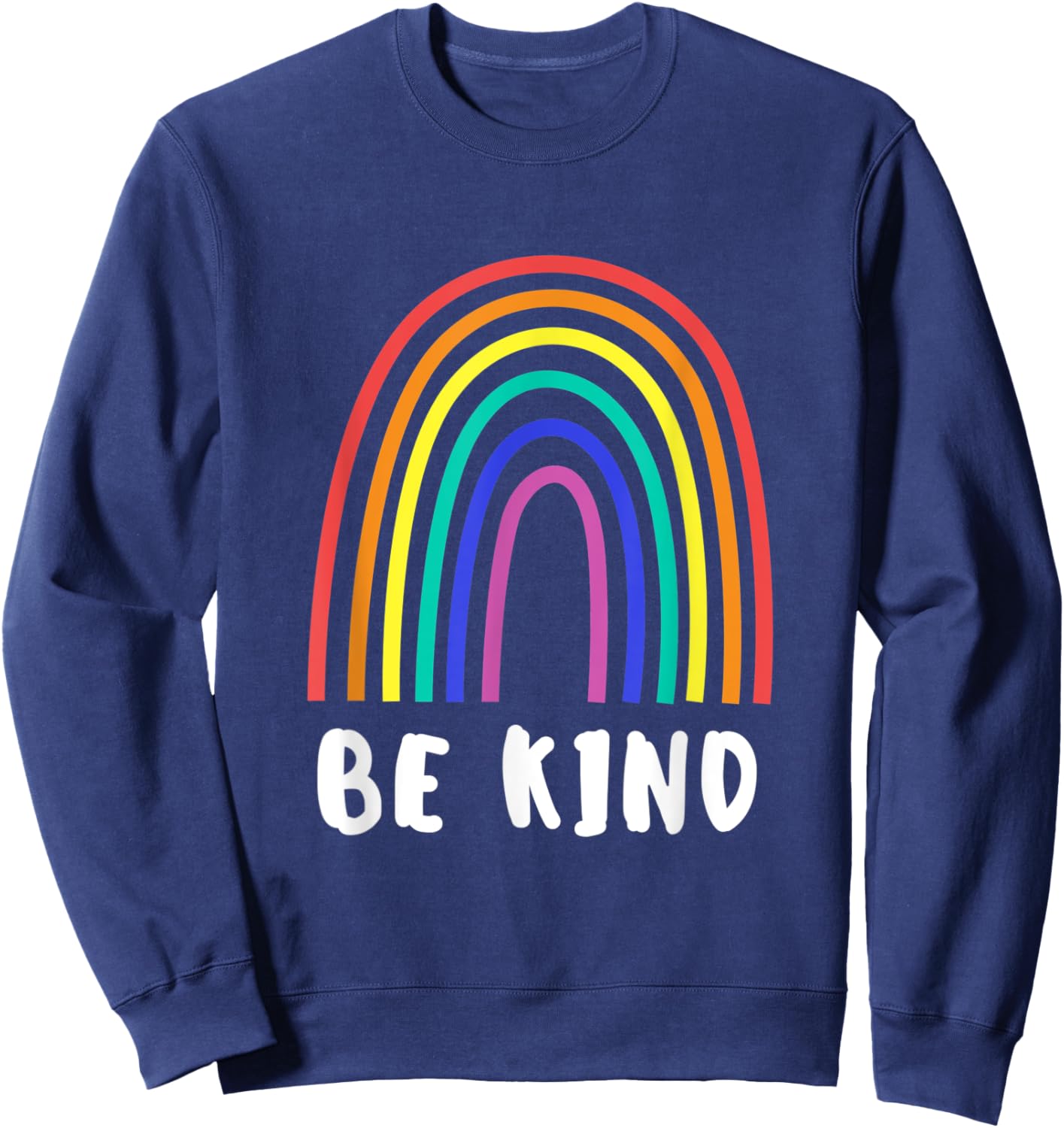 Rainbow Be Kind Sweatshirt - Sweatshirt | Navy