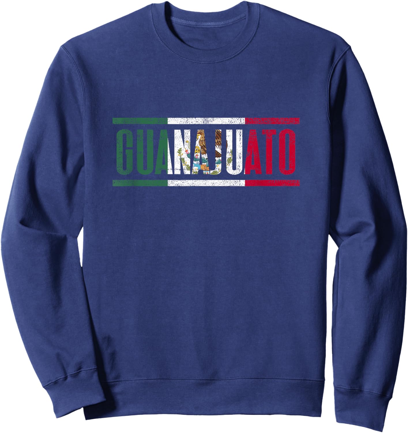 Guanajuato con la Bandera de México Sweatshirt - Sweatshirt | Navy