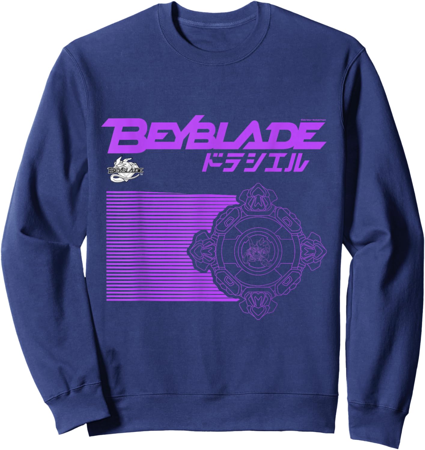 Beyblade Draciel Sweatshirt - Sweatshirt | Navy