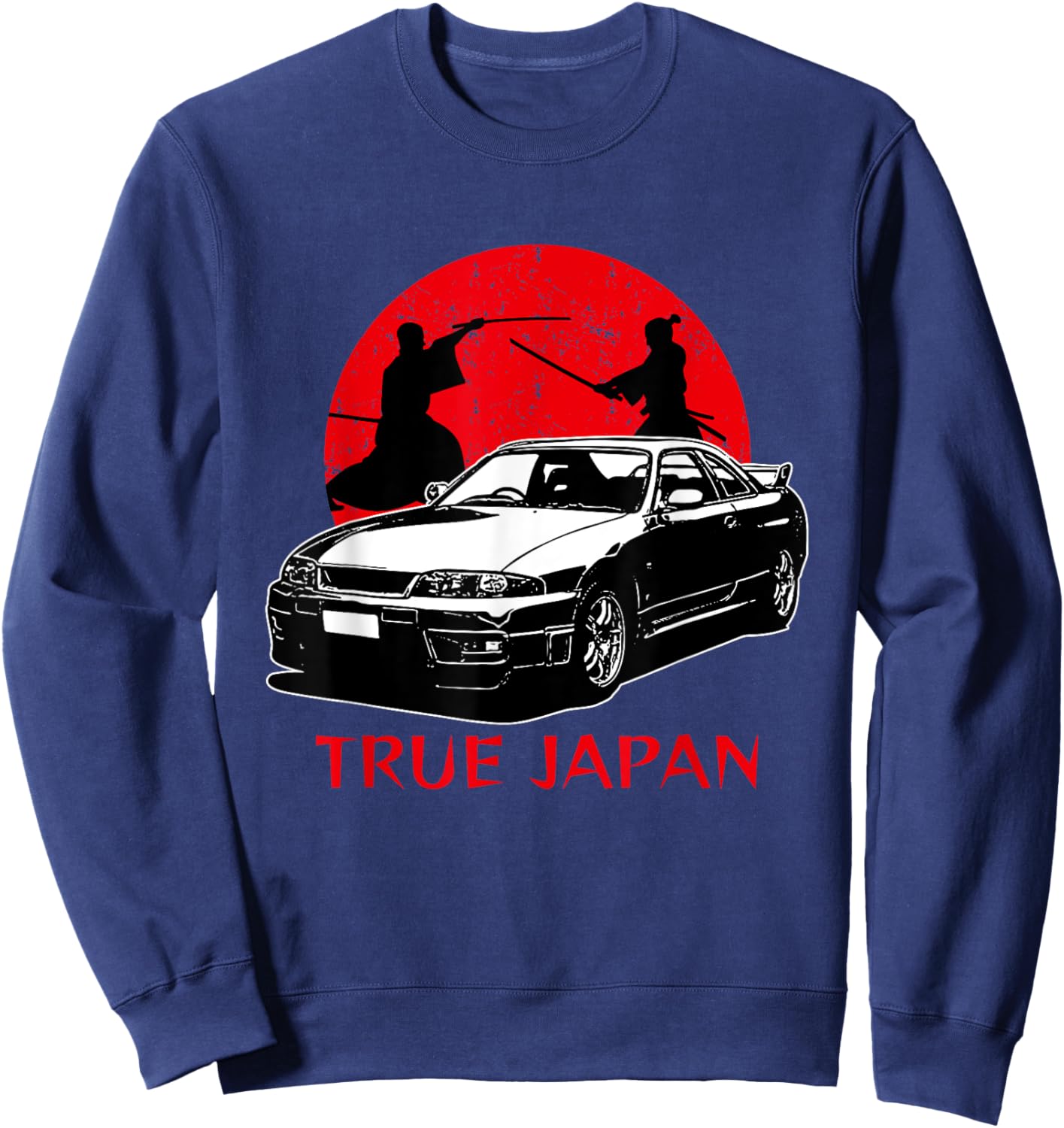 JDM Japan Motorsport Tuning Car 90s Sweatshirt - Sweatshirt | Navy