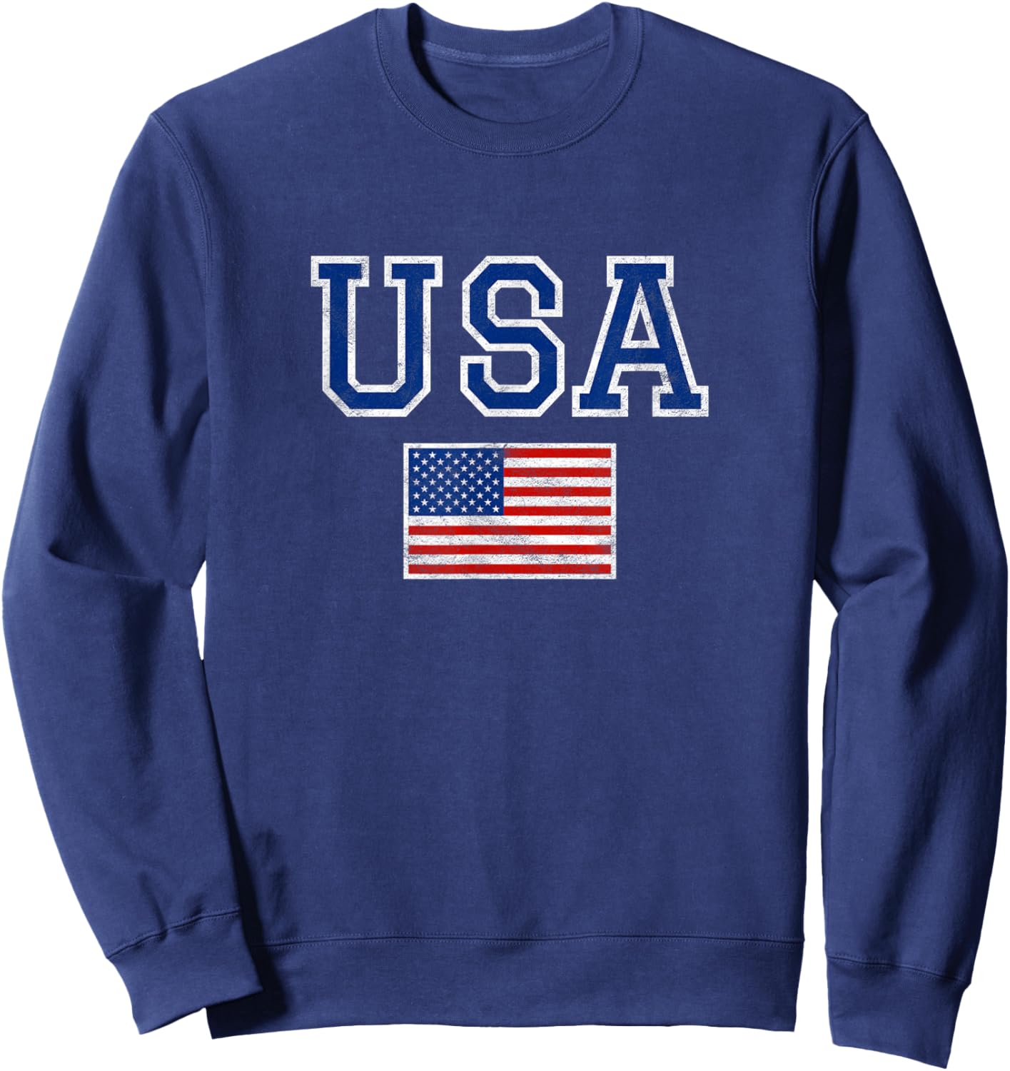 United States Flag & Patriotism USA Sweatshirt - Sweatshirt | Navy