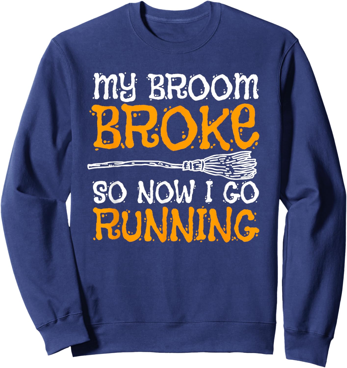 Funny Witch Costume Sweatshirt - Sweatshirt | Navy