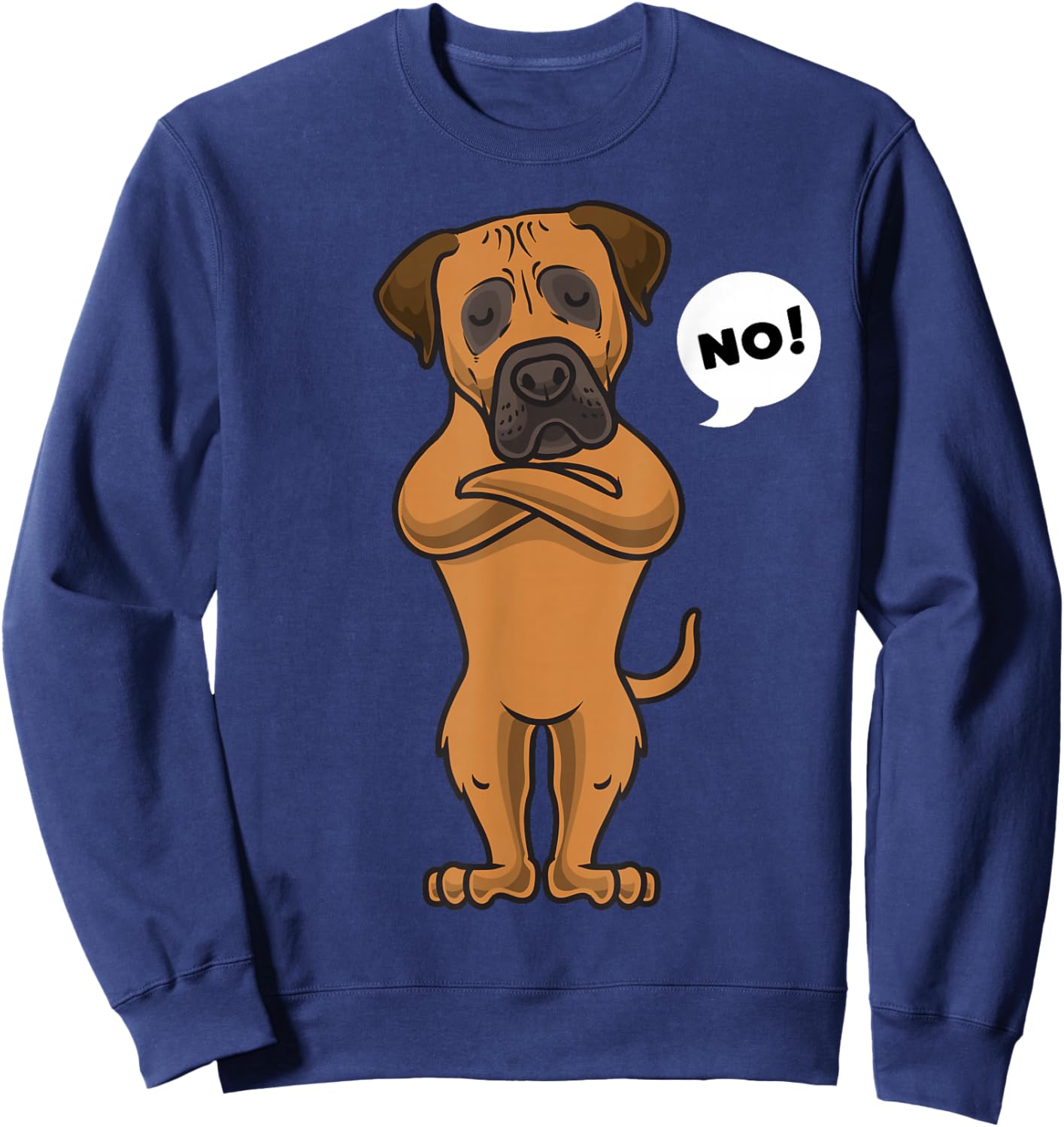 Stubborn Boerboel Dog Owner Women Girls Kids Sweatshirt - Sweatshirt | Navy