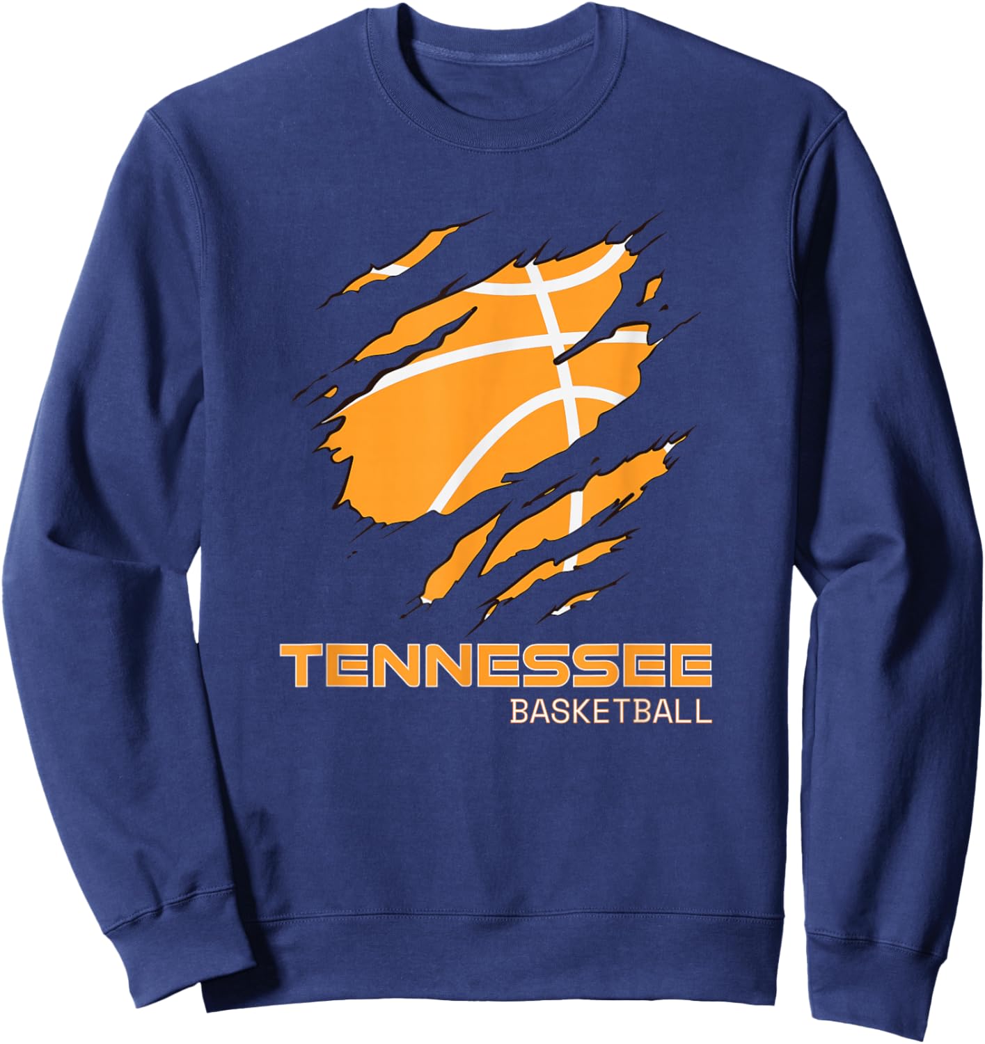The Volunteer State Fan Tennesseean Tennessee Basketball Sweatshirt - Sweatshirt | Navy