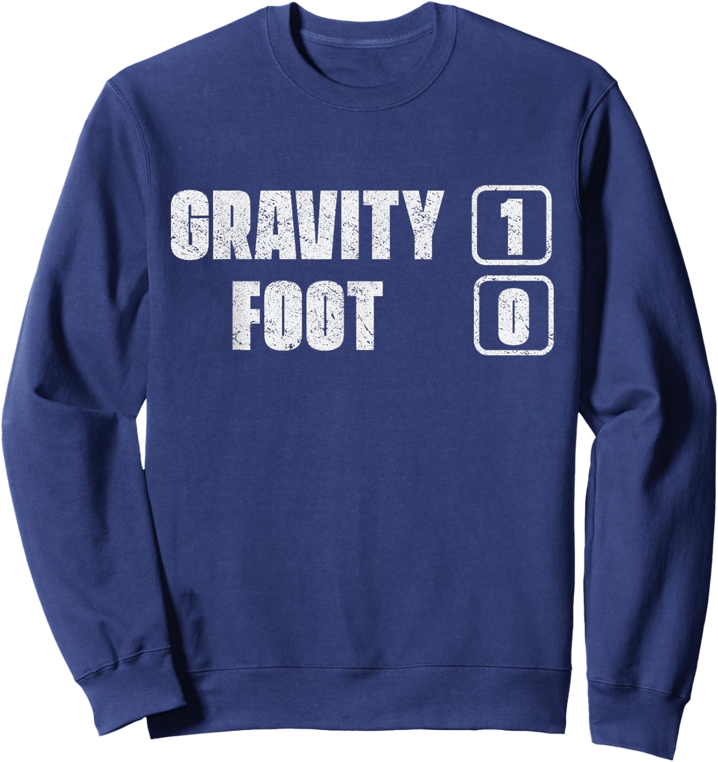 Metatarsal Fracture Fracture - Broken Foot Sweatshirt - Sweatshirt | Navy
