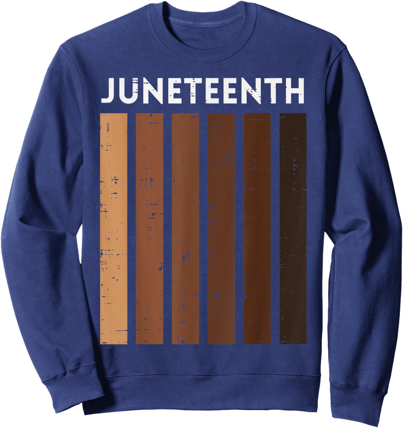 Melanin Shades Juneteenth June 19th 1865 Men Women Kids Sweatshirt - Sweatshirt | Navy