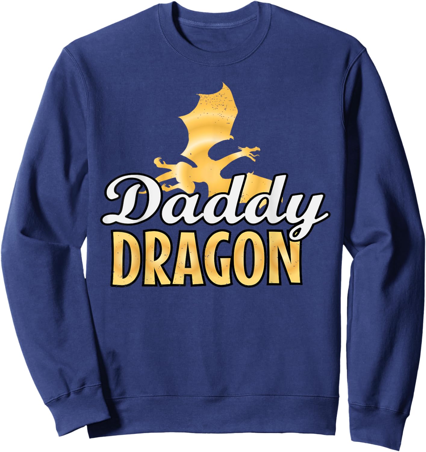 Daddy Dragon Lover Father's Day Sweatshirt - Sweatshirt | Navy