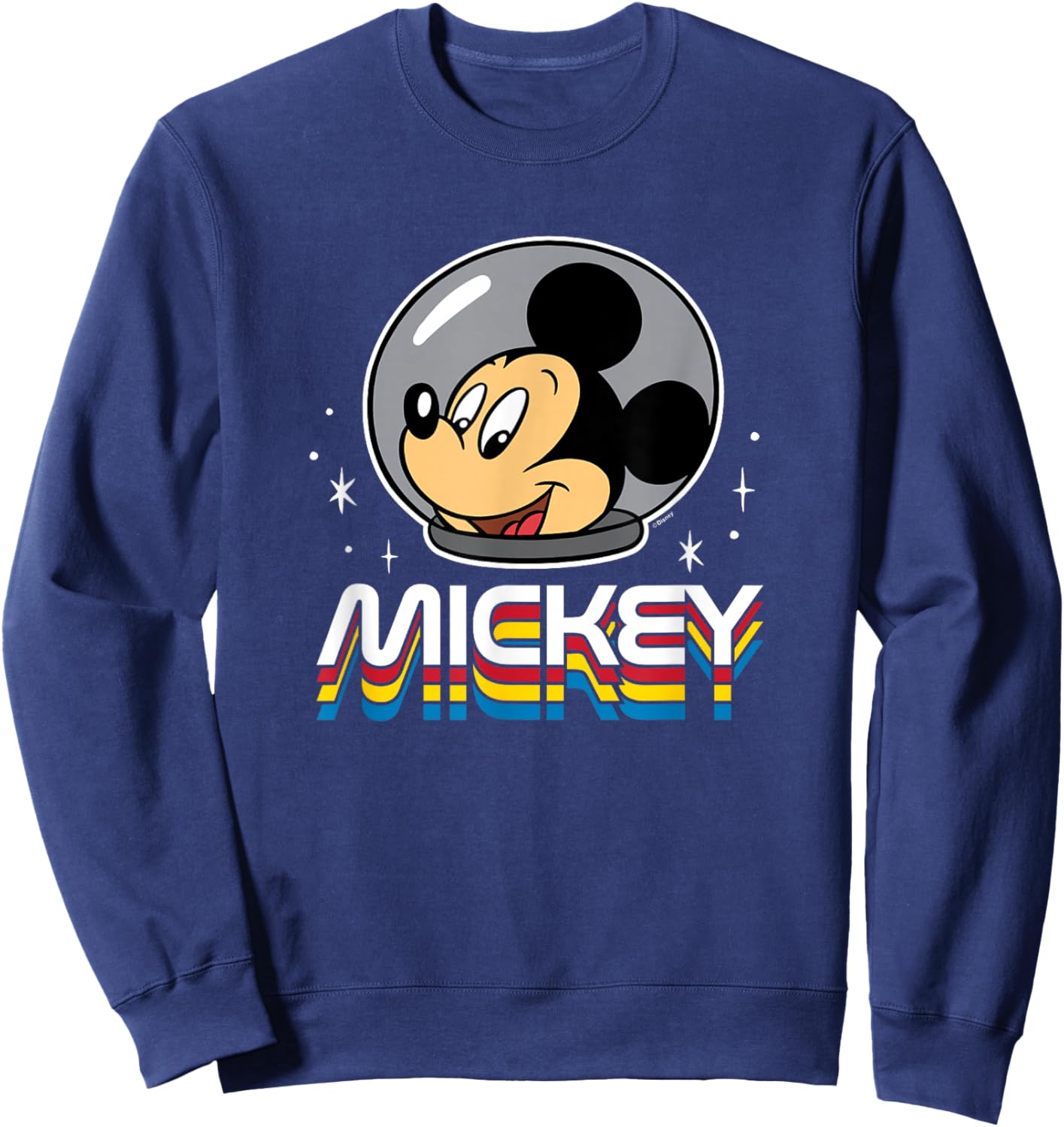 Mickey Mouse - Retro Space Sweatshirt - Sweatshirt | Navy