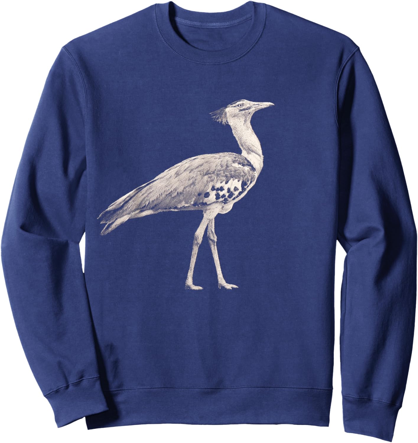 Kori Bustard Africa Bird Watcher Sweatshirt - Sweatshirt | Navy