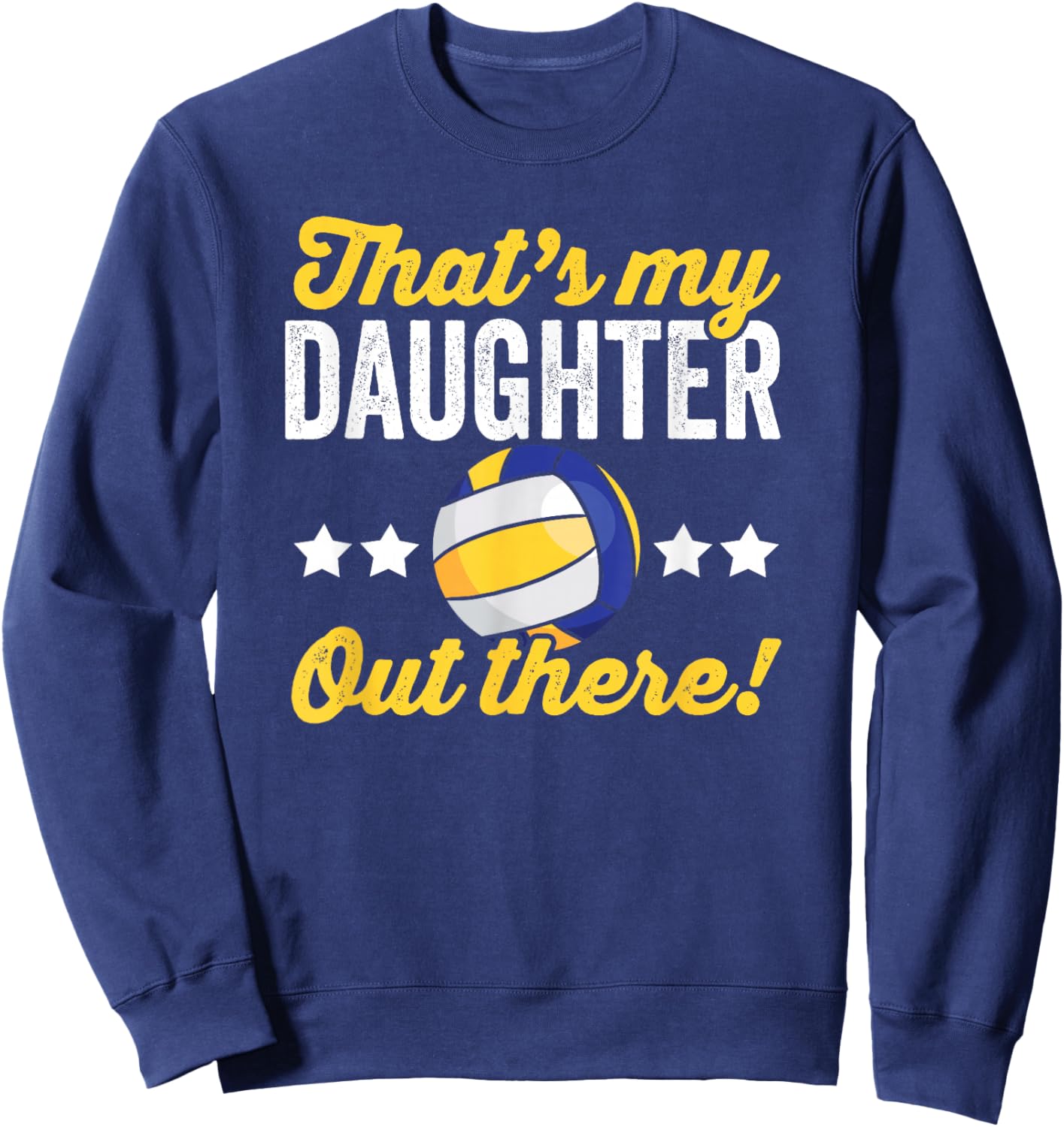 Volleyball Mom Volleyball Player Volleyball Mothers Day Sweatshirt - Sweatshirt | Navy
