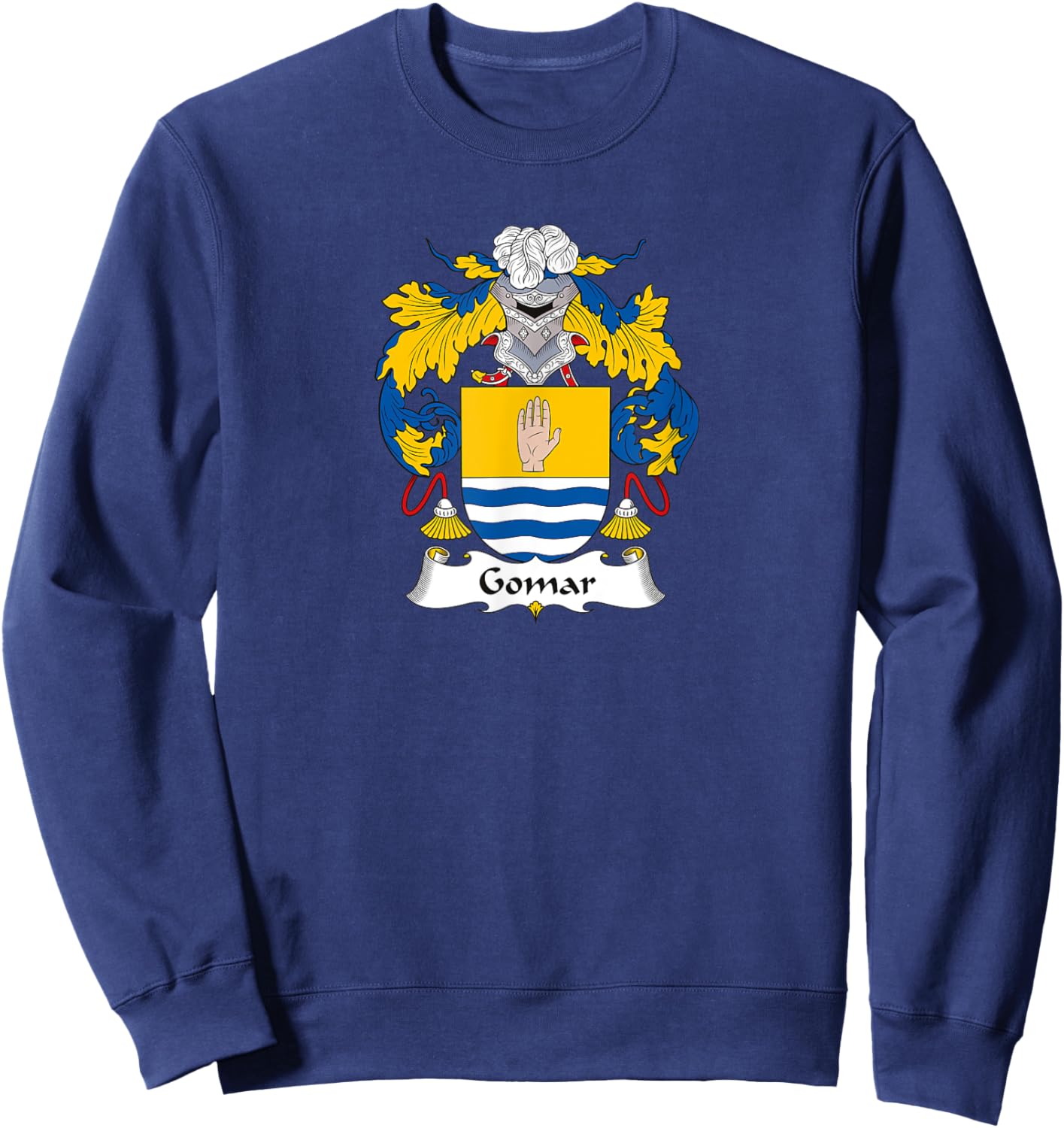 Gomar Coat of Arms - Family Crest Sweatshirt - Sweatshirt | Navy