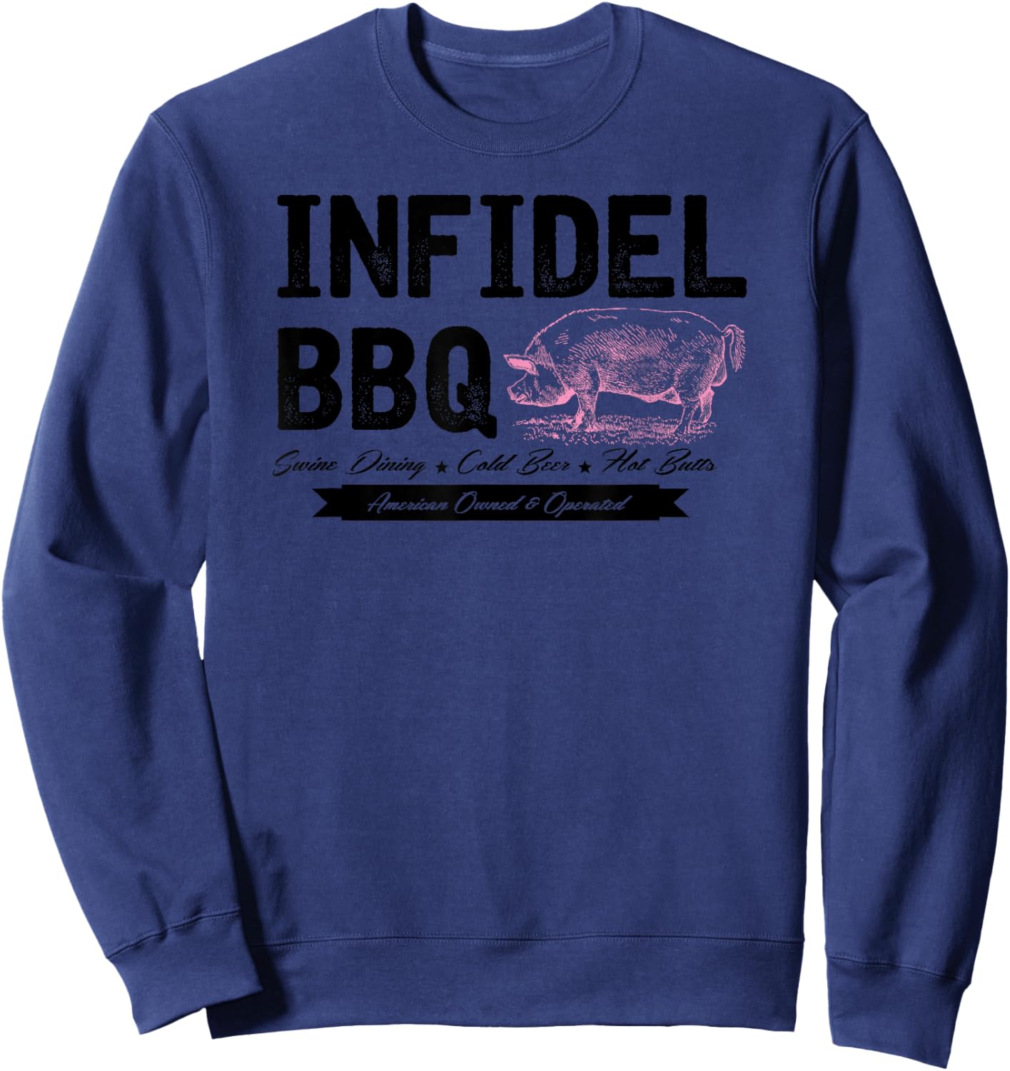 Infidel Bbq Sweatshirt - Sweatshirt | Navy
