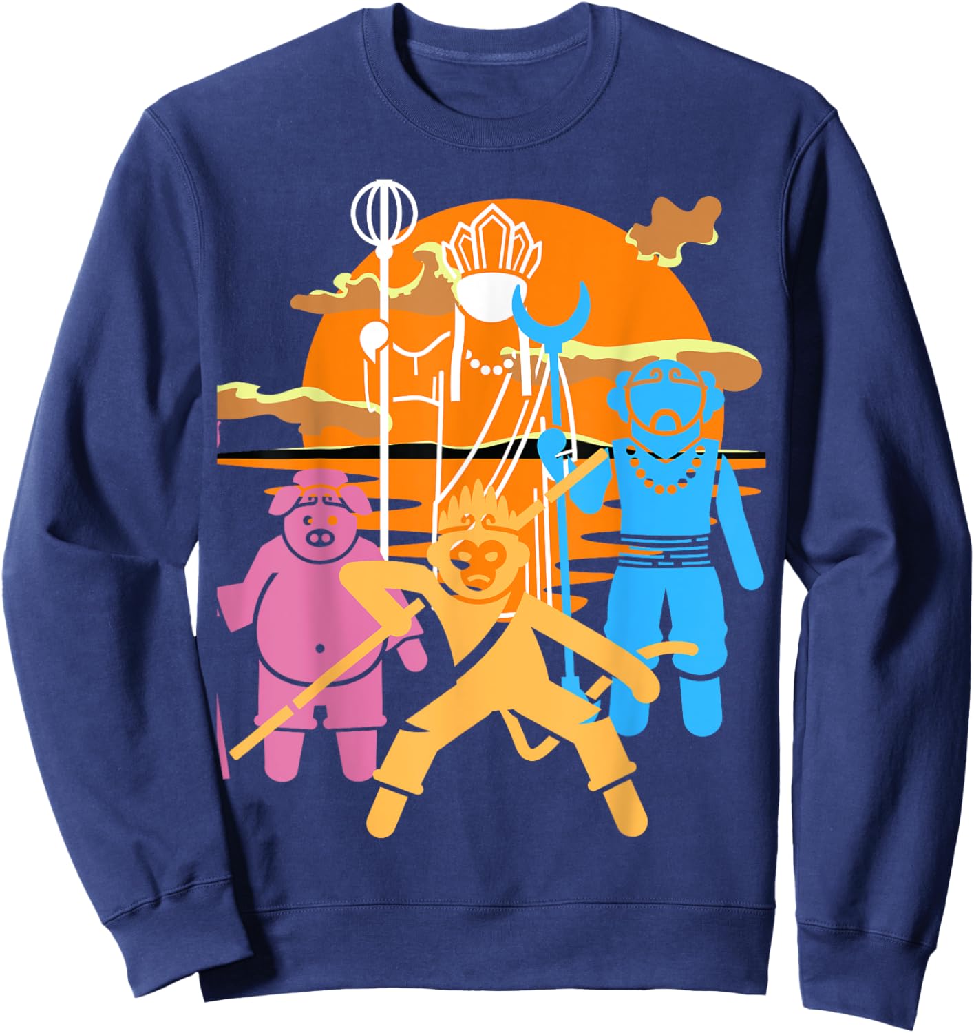 Monkey King Sweatshirt - Sweatshirt | Navy