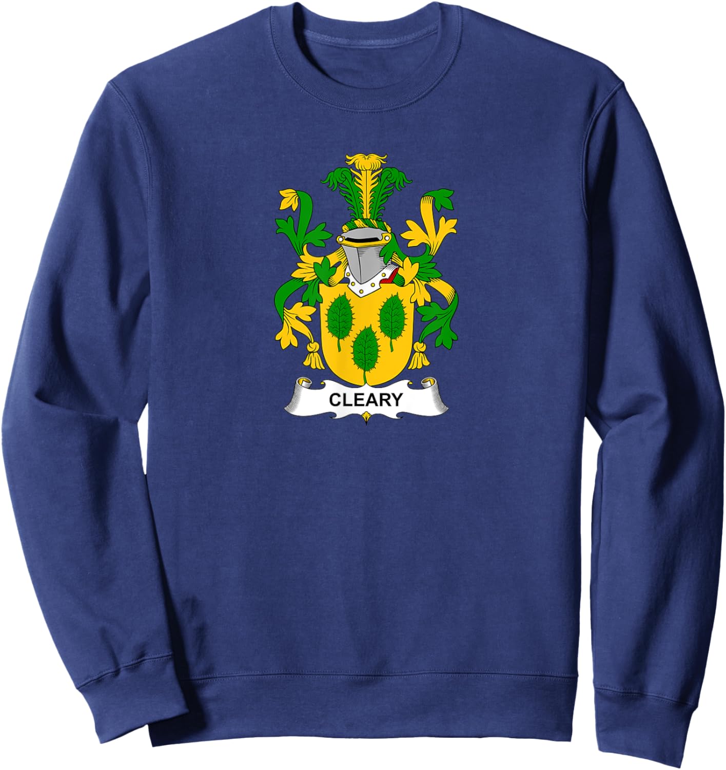 Cleary Coat of Arms - Family Crest Sweatshirt - Sweatshirt | Navy