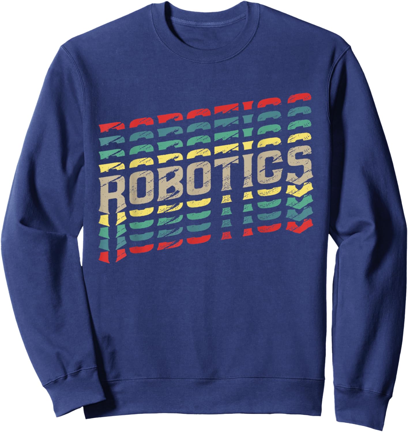 Robotics - Robot Builder Engineer Engineering Cyborg Sweatshirt - Sweatshirt | Navy