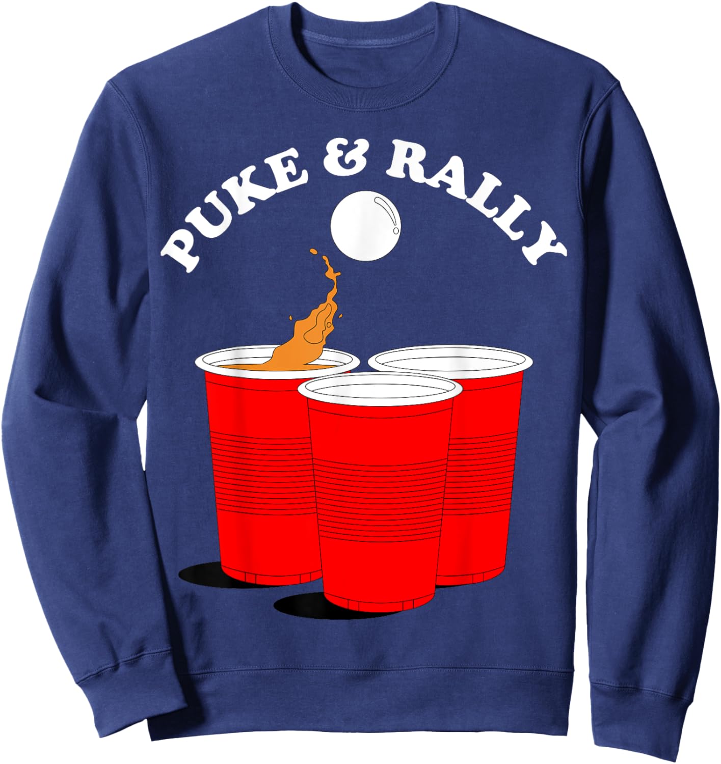 Puke and Rally Sweatshirt - Sweatshirt | Navy