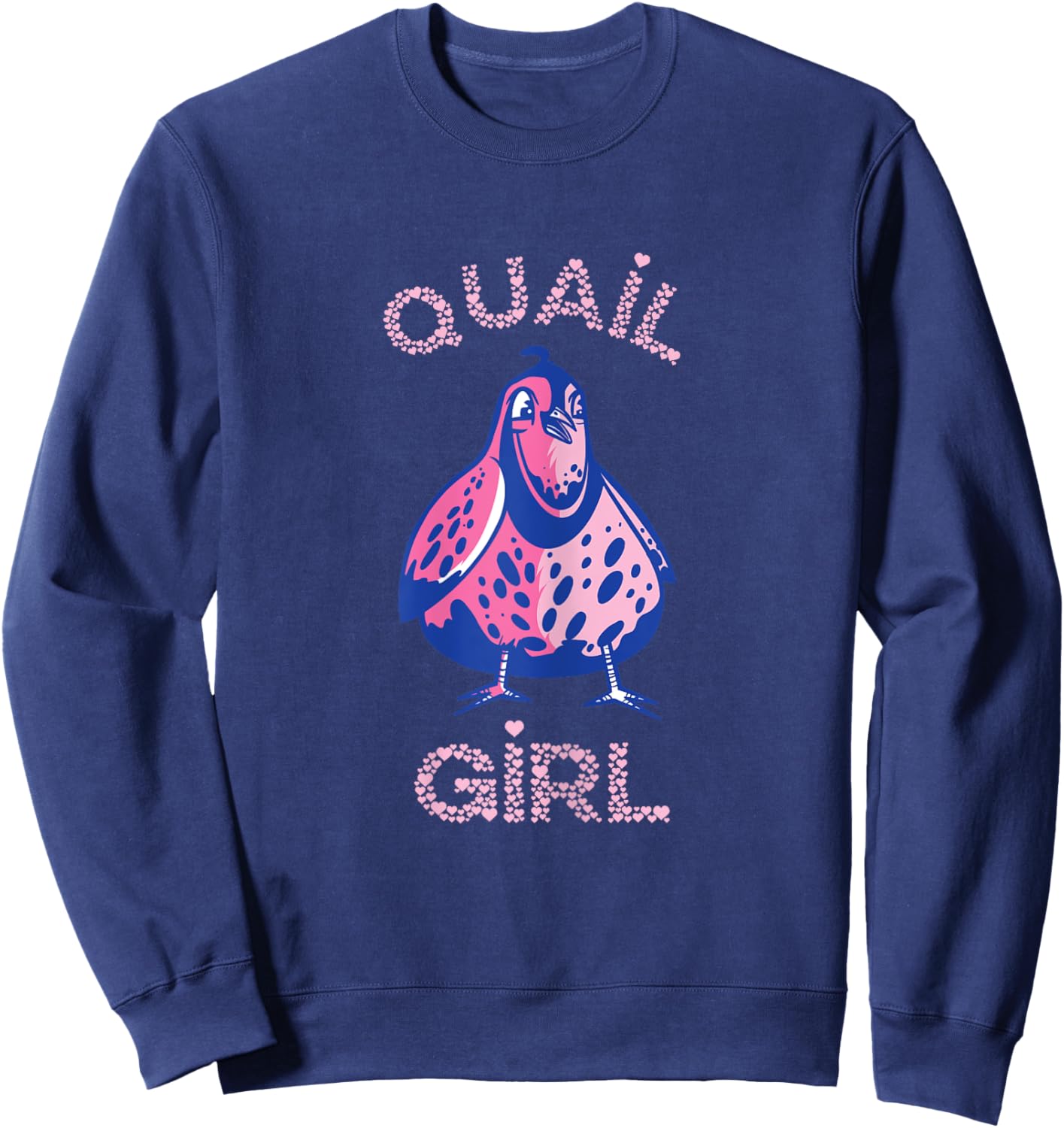Quail Girl Bird Quail Lover Birdology Coturnix Quail Sweatshirt - Sweatshirt | Navy