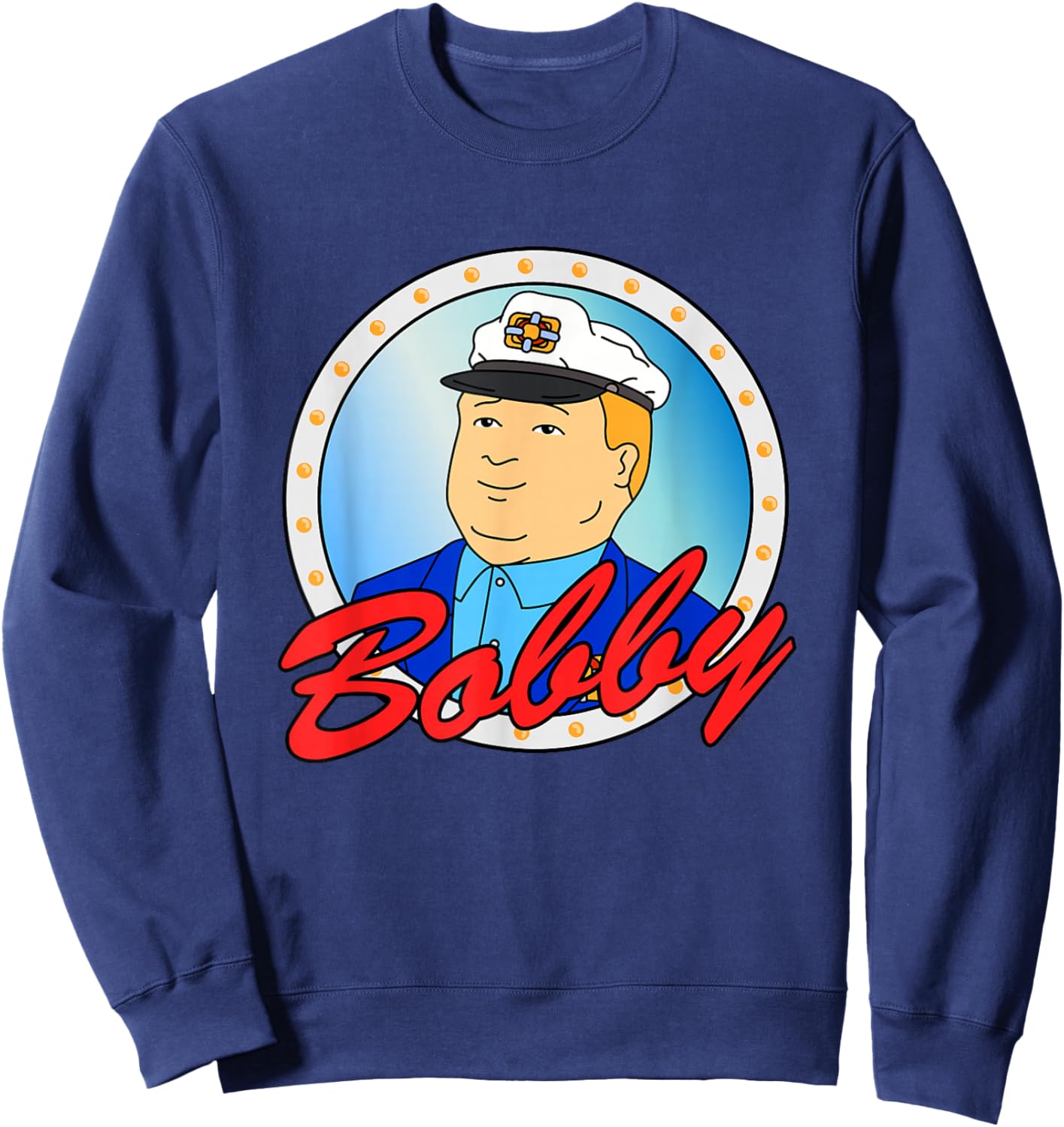 King of The Hill Sailor Bobby Hill Cartoon Sweatshirt - Sweatshirt | Navy