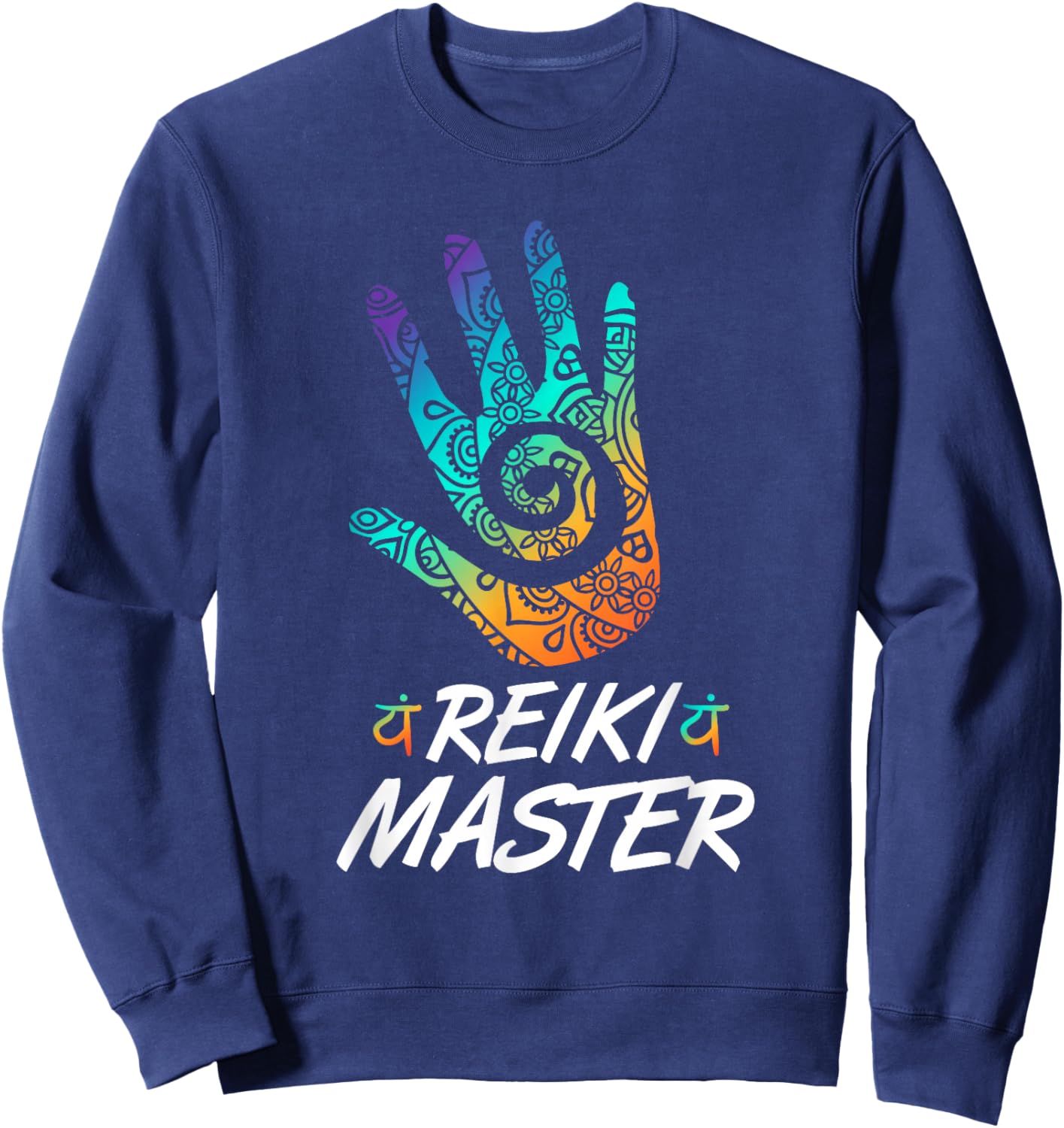Riki Gift or Women - Energy Healing Reiki Sweatshirt - Sweatshirt | Navy