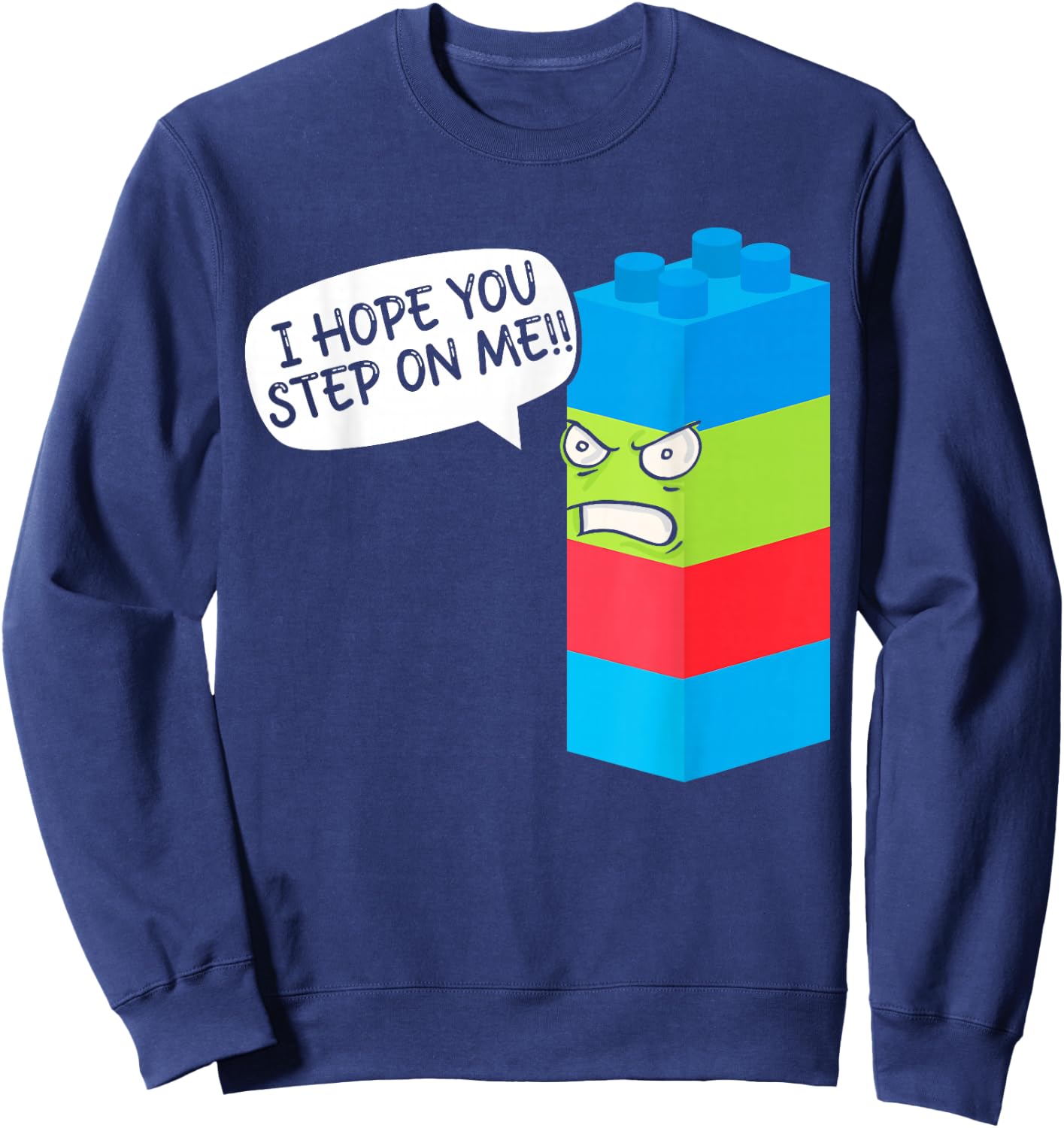 Master Builder Bricks Blocks Play Toys Sweatshirt - Sweatshirt | Navy