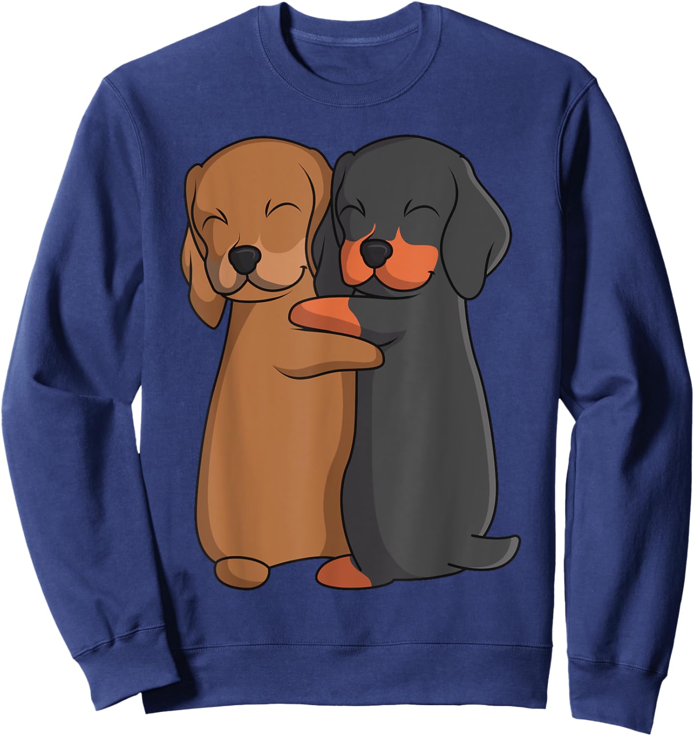 Dachshund Lover Weiner Dog Girls Kids Women Men Sweatshirt - Sweatshirt | Navy