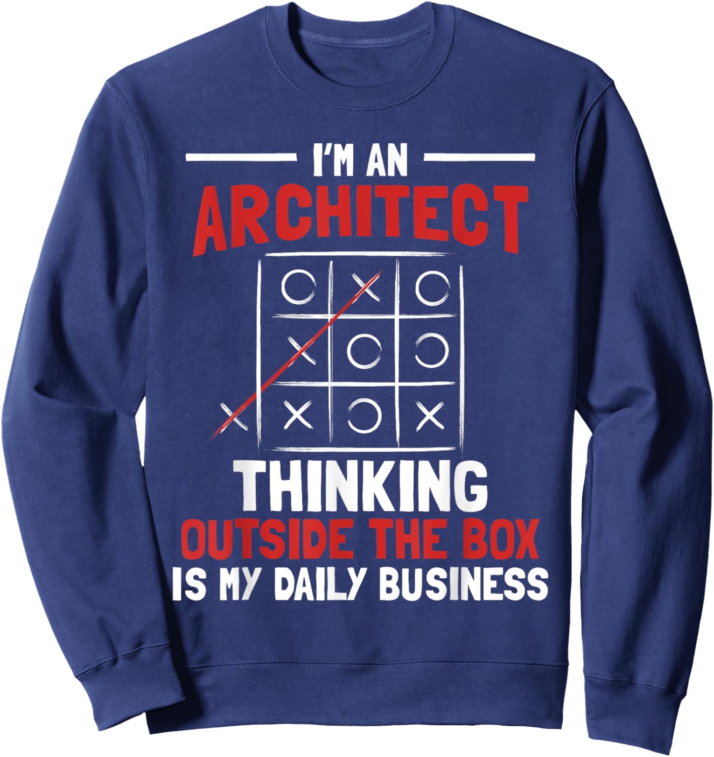 I'm an Architect - Architectural Design Artwork Real Estate Sweatshirt - Sweatshirt | Navy