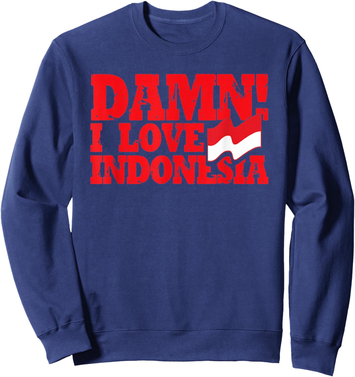 I love Indonesia Sweatshirt - Sweatshirt | Navy