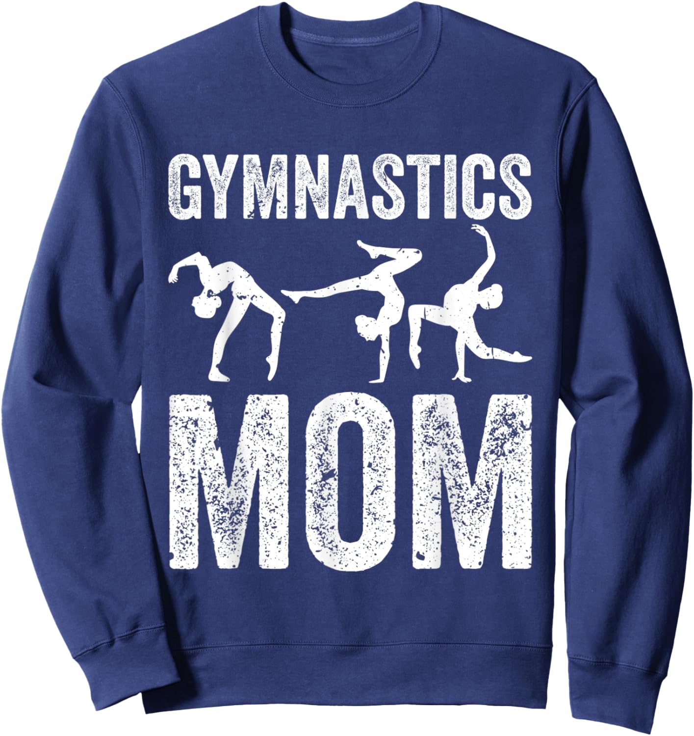 Cool Gymnastics Mom Quote Mother Women Gymnast Daughter Sweatshirt - Sweatshirt | Navy