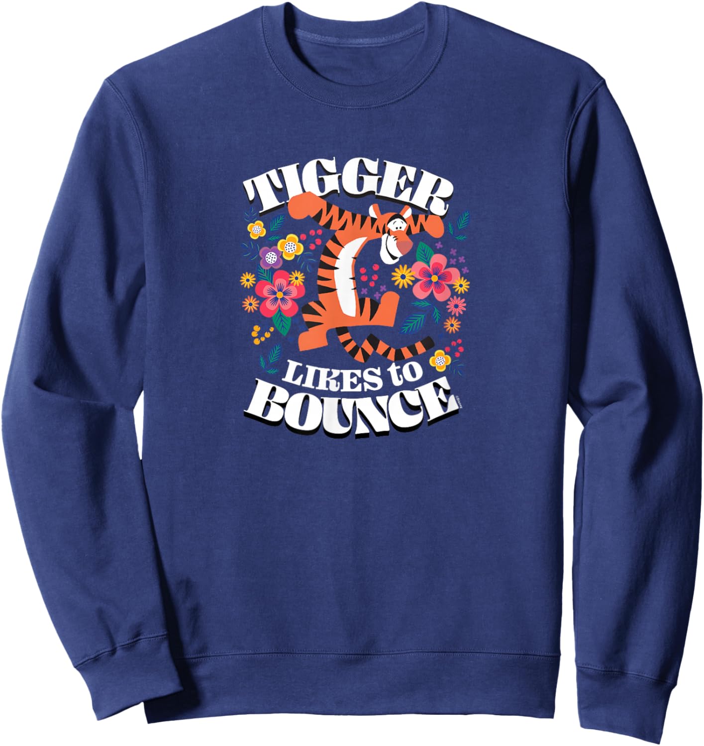 Winnie The Pooh - Tigger Likes to Bounce Sweatshirt - Sweatshirt | Navy