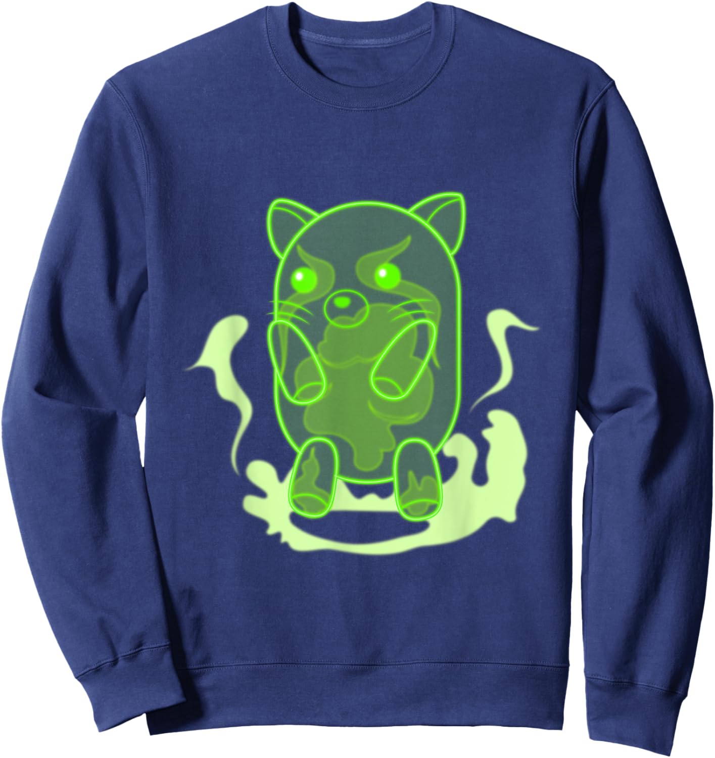 Pet Show: Ghost Cat! Sweatshirt - Sweatshirt | Navy