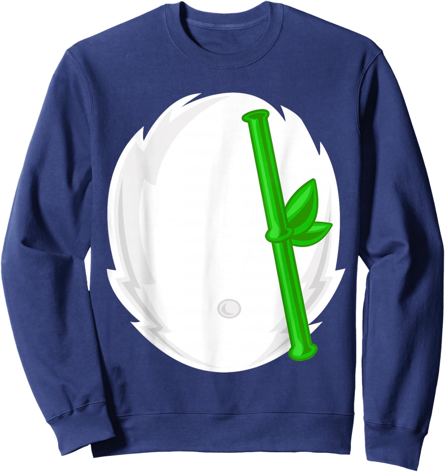 Funny Halloween Panda Shirt, Halloween Panda Costume Sweatshirt - Sweatshirt | Navy