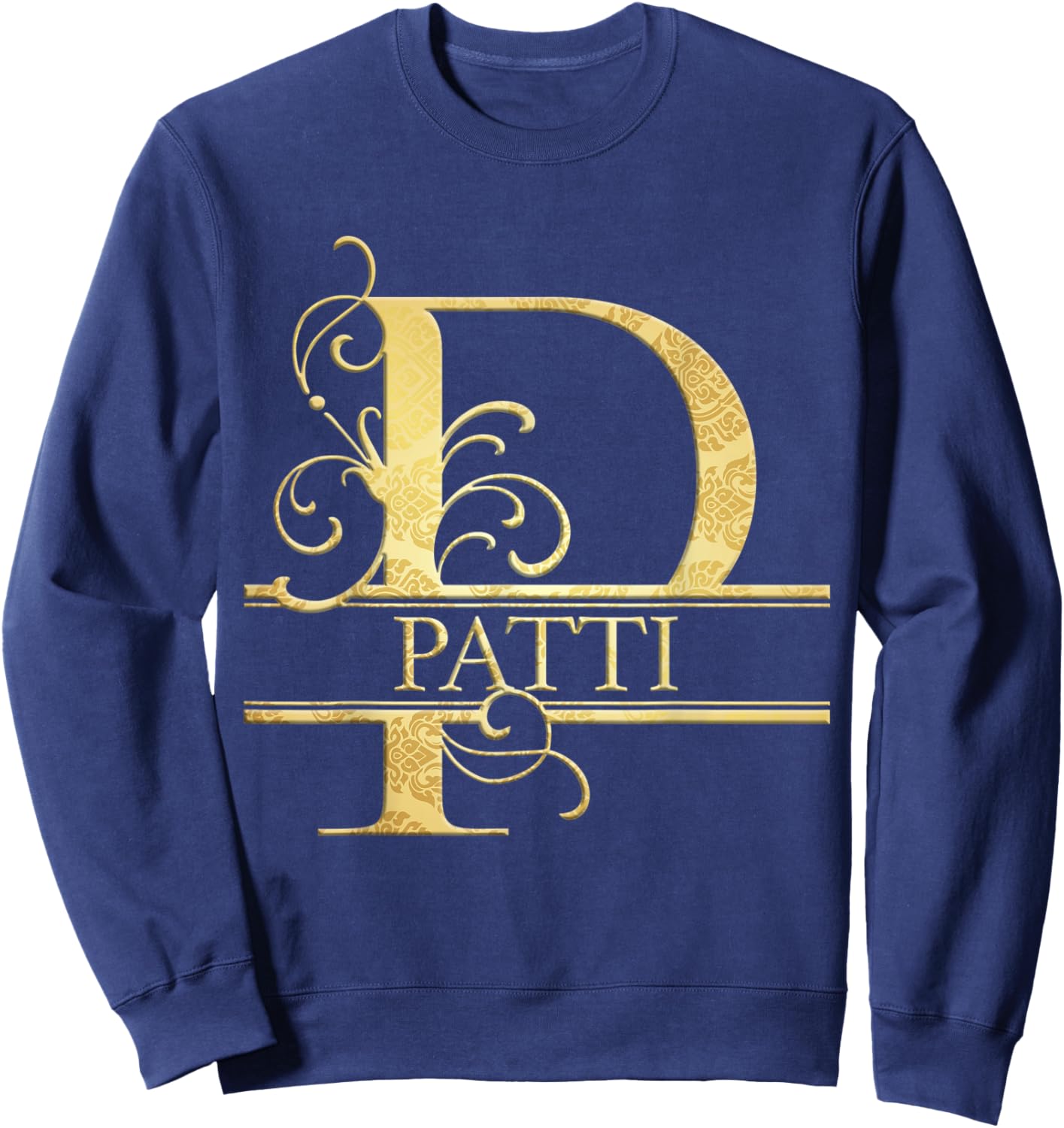 Patti Name Sweatshirt - Sweatshirt | Navy