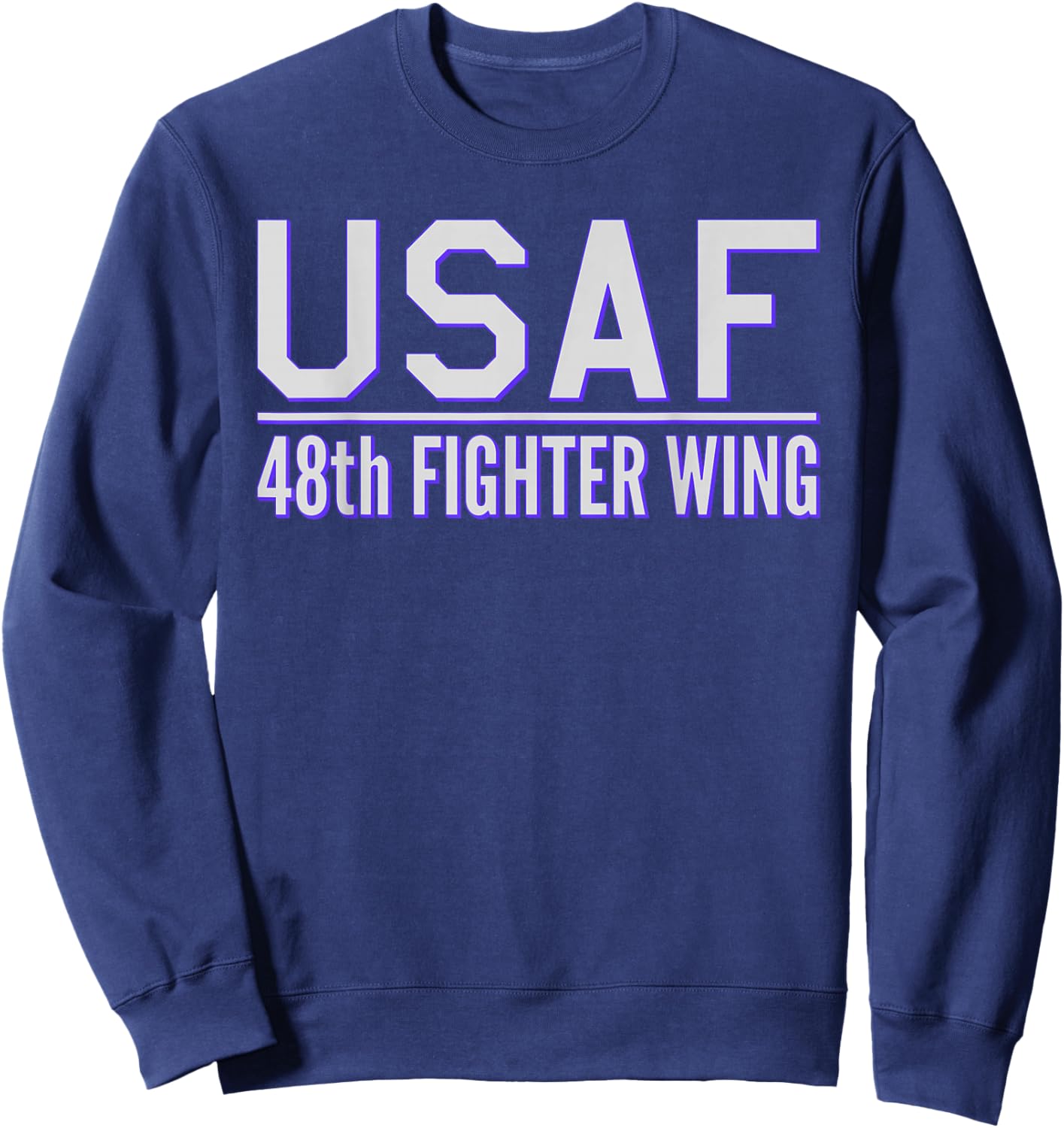 48th Fighter Wing Usaf Raf Lakenheath Air Force Sweatshirt - Sweatshirt | Navy