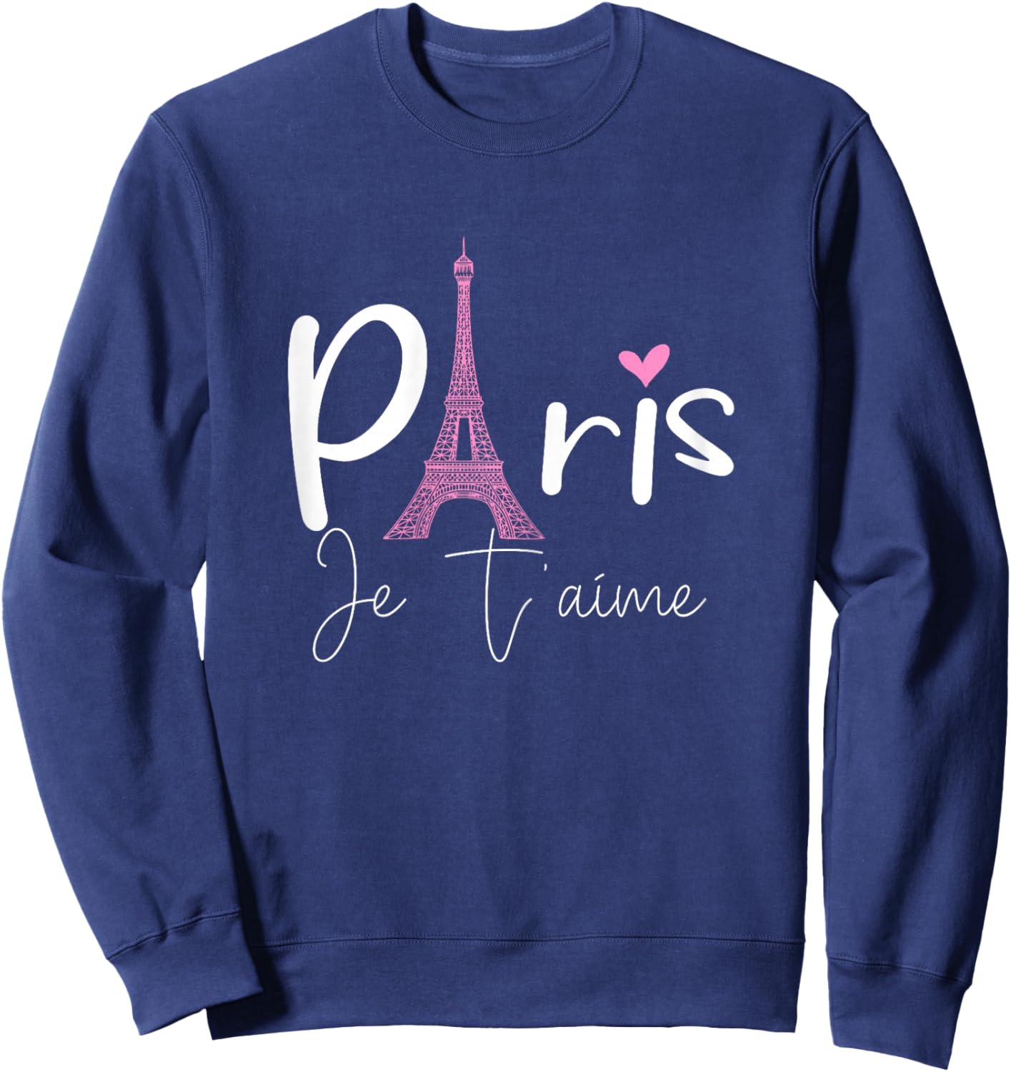 Eiffel Tower Paris Holiday France Shirt Souvenir Women Kids Sweatshirt - Sweatshirt | Navy