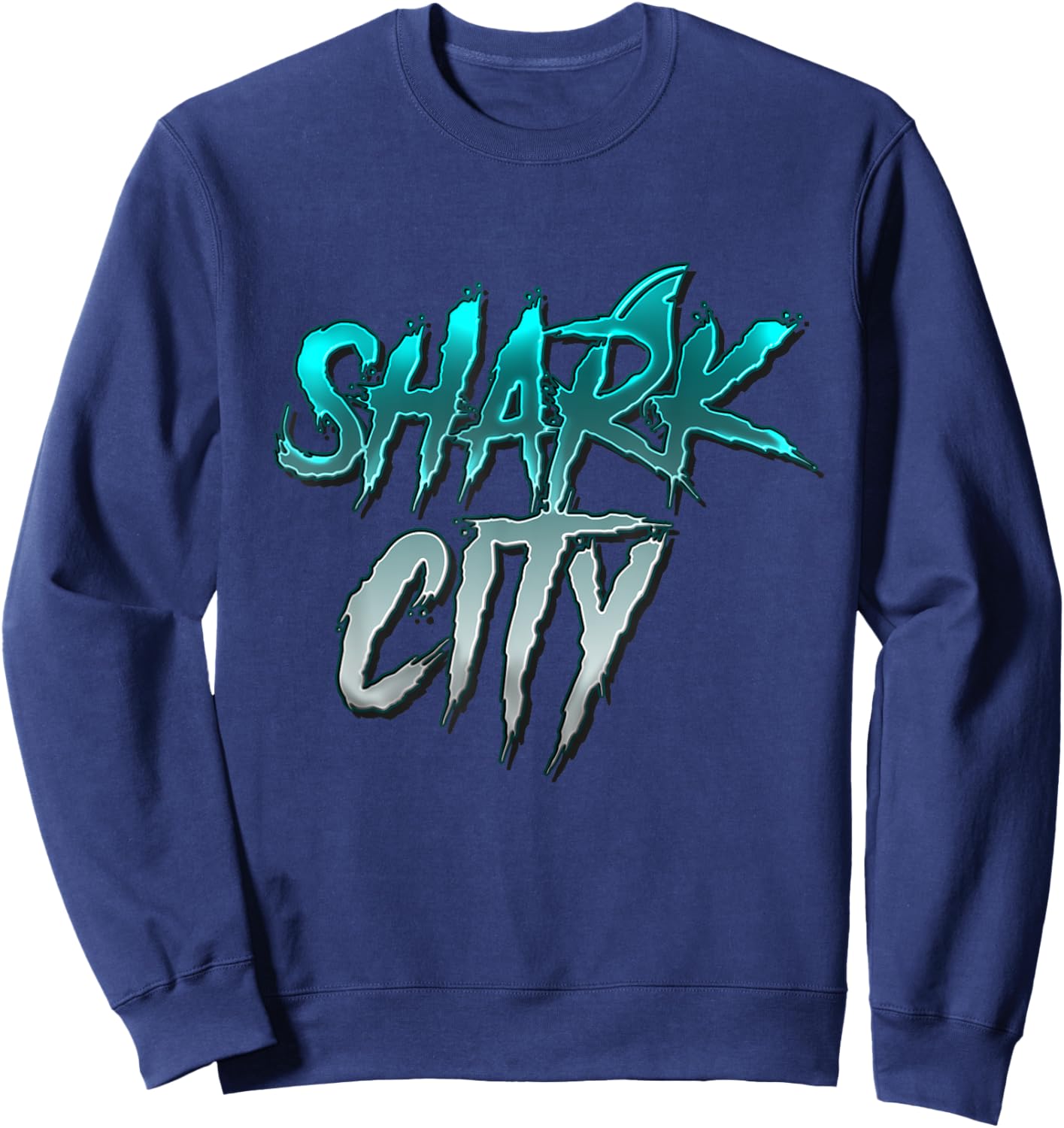 Shark City, San Jose Savages, San Jo, 408, SJ San Jose Shirt Sweatshirt - Sweatshirt | Navy