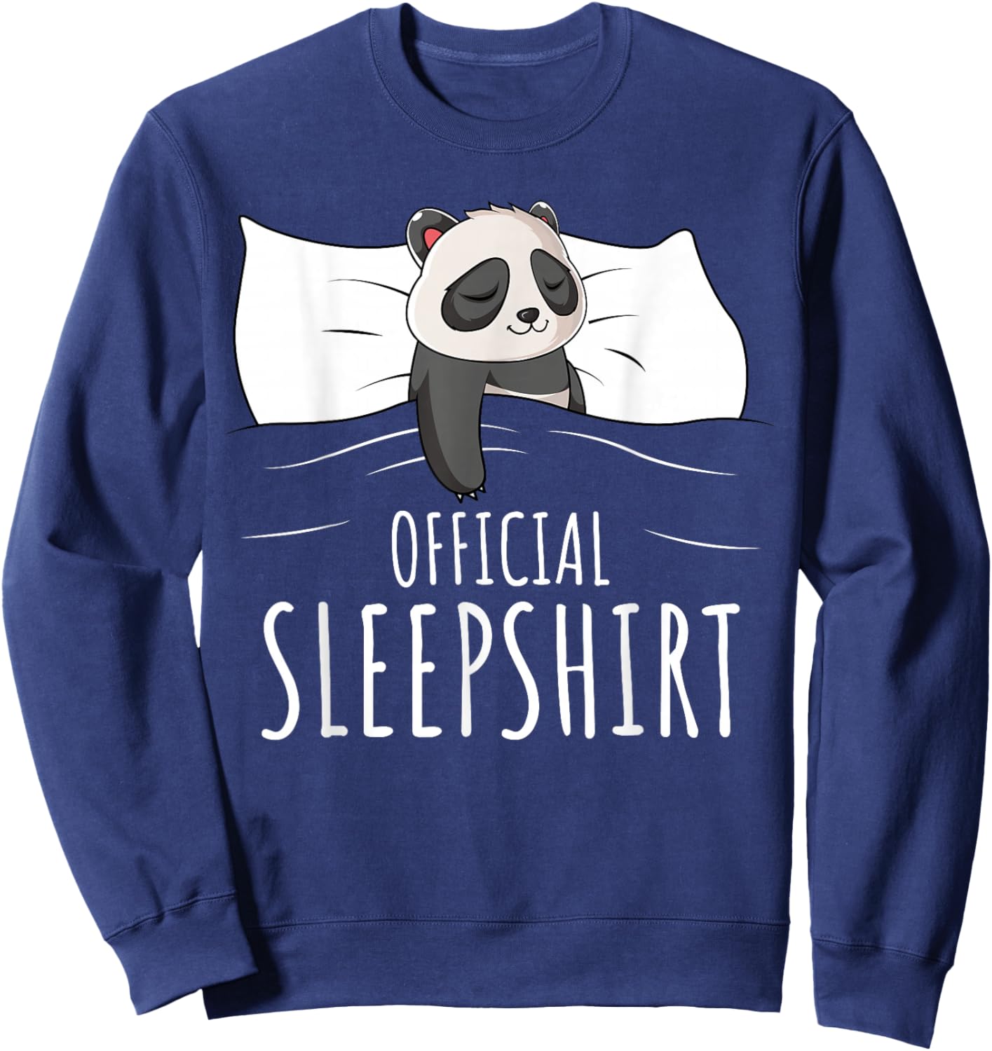 Panda Lover Official Sleepshirt Sweatshirt - Sweatshirt | Navy