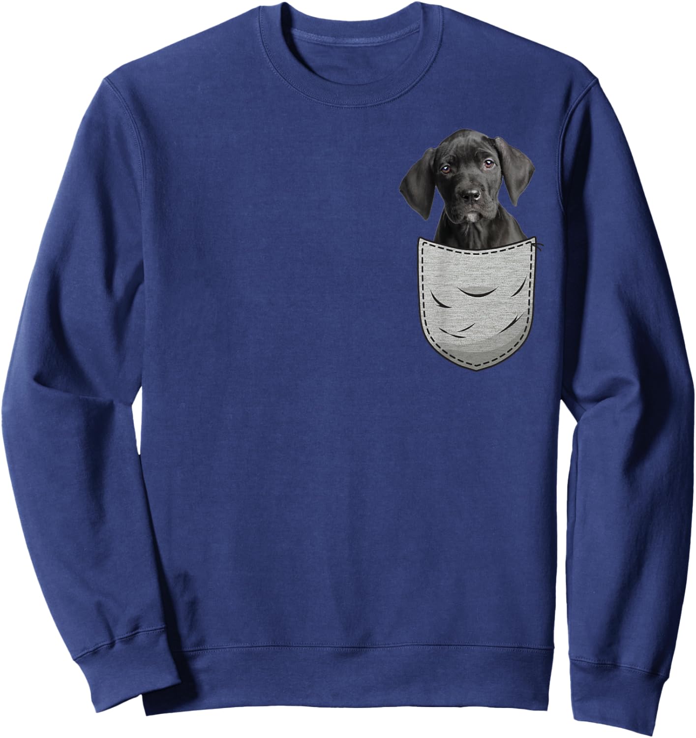 Great Dane Puppy Apollo of Dogs Gentle Giant Lady Sweatshirt - Sweatshirt | Navy