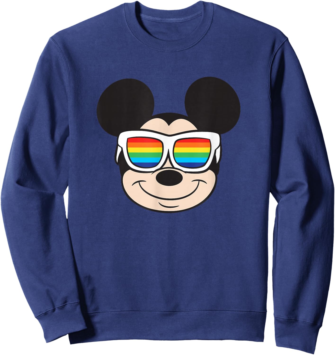 Disney Mickey Mouse Rainbow Sunglasses Small Sweatshirt - Sweatshirt | Navy