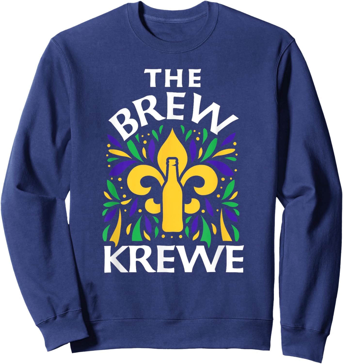 The Brew Krewe Mardi Gras Sweatshirt - Sweatshirt | Navy