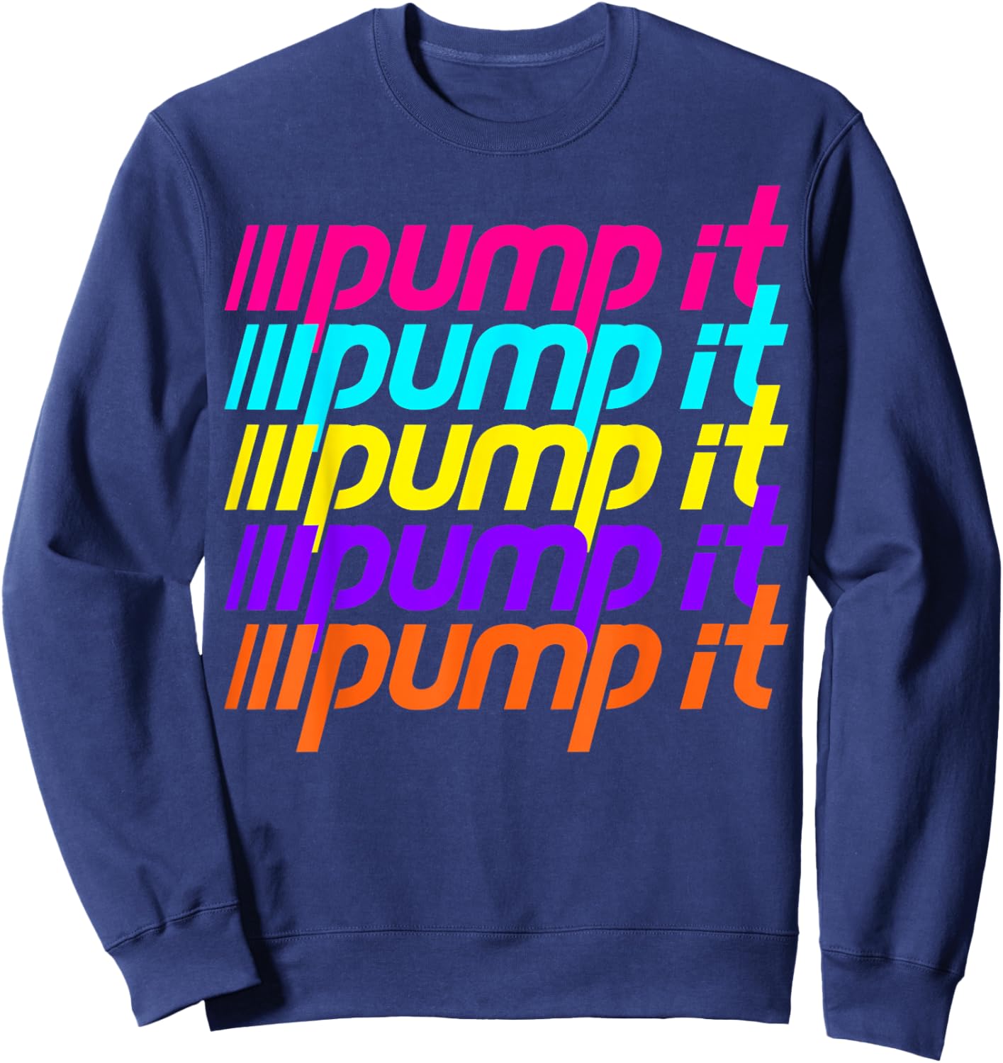 Pump It Sweatshirt - Sweatshirt | Navy