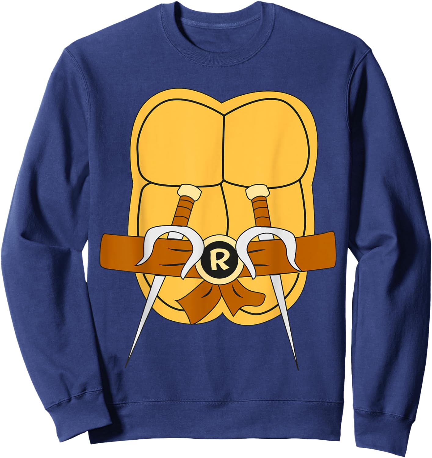 Mademark x Teenage Mutant Ninja Turtles - Raphael Easy Halloween Costume Sweatshirt - Sweatshirt | Navy