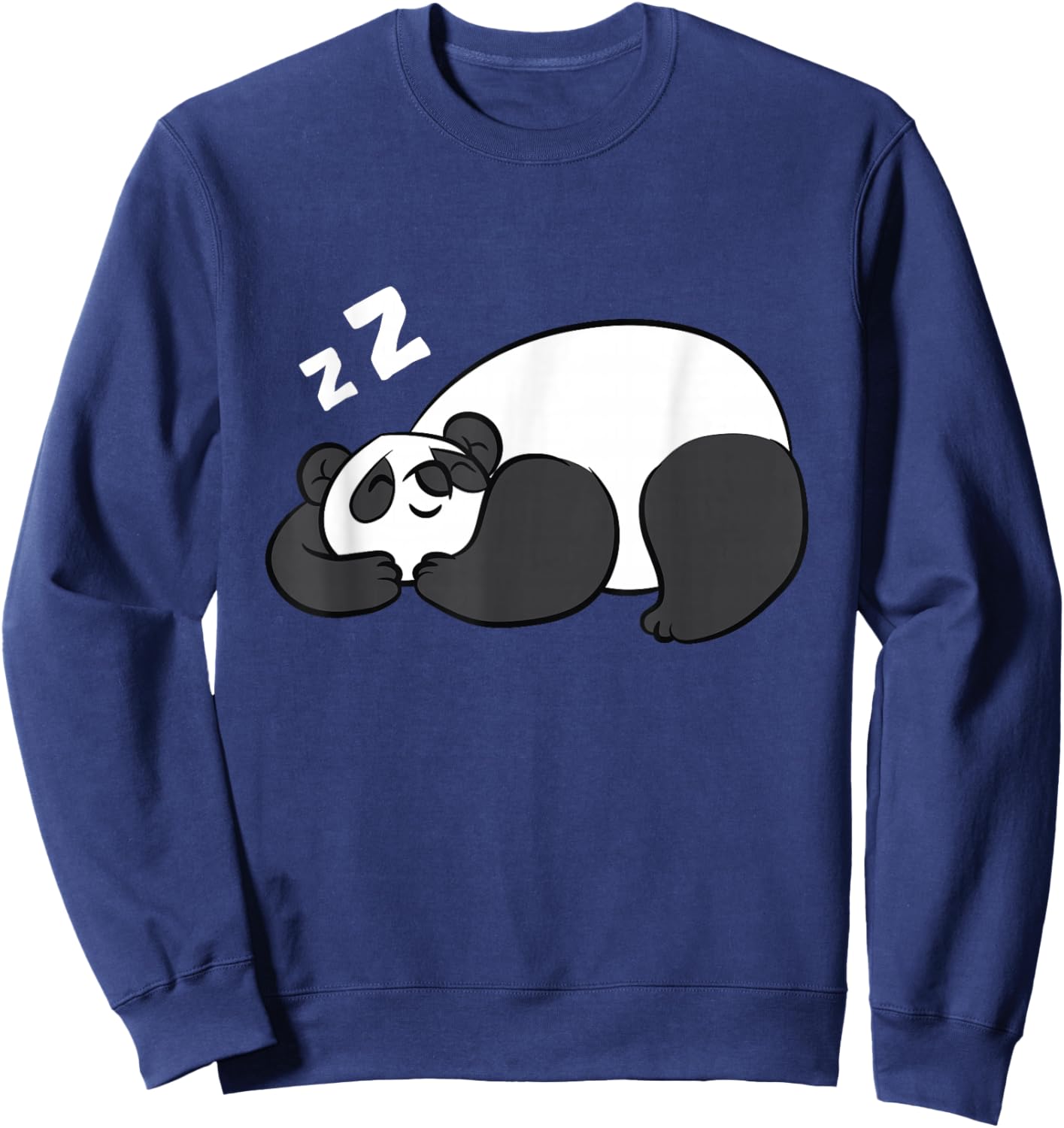 Tired Panda Pajama Love Pandas Sweatshirt - Sweatshirt | Navy