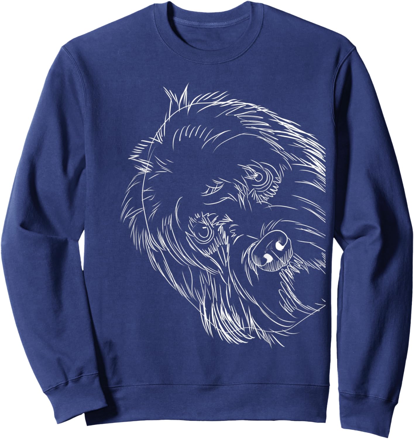 Funny Dog Dandie Dinmont Terrier Women Kids Sweatshirt - Sweatshirt | Navy
